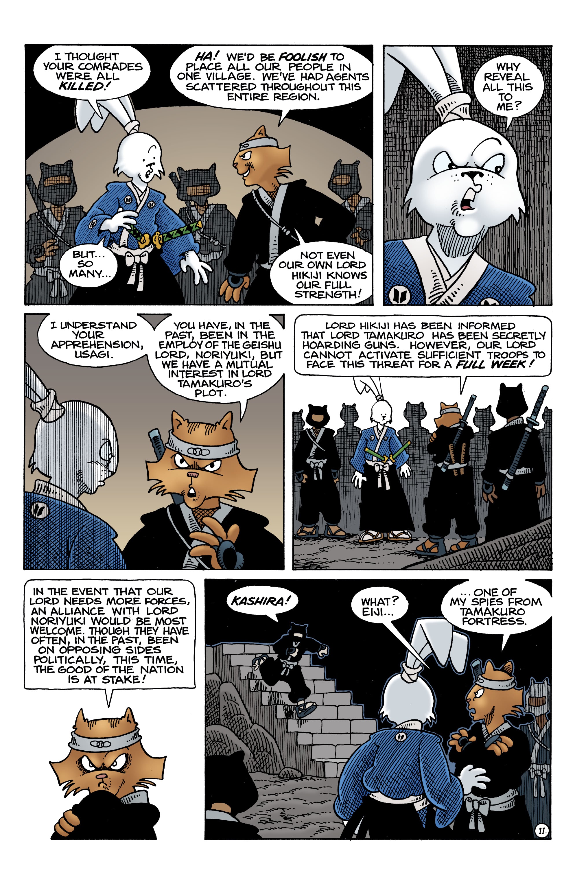 Read online Usagi Yojimbo: The Dragon Bellow Conspiracy comic -  Issue #4 - 13