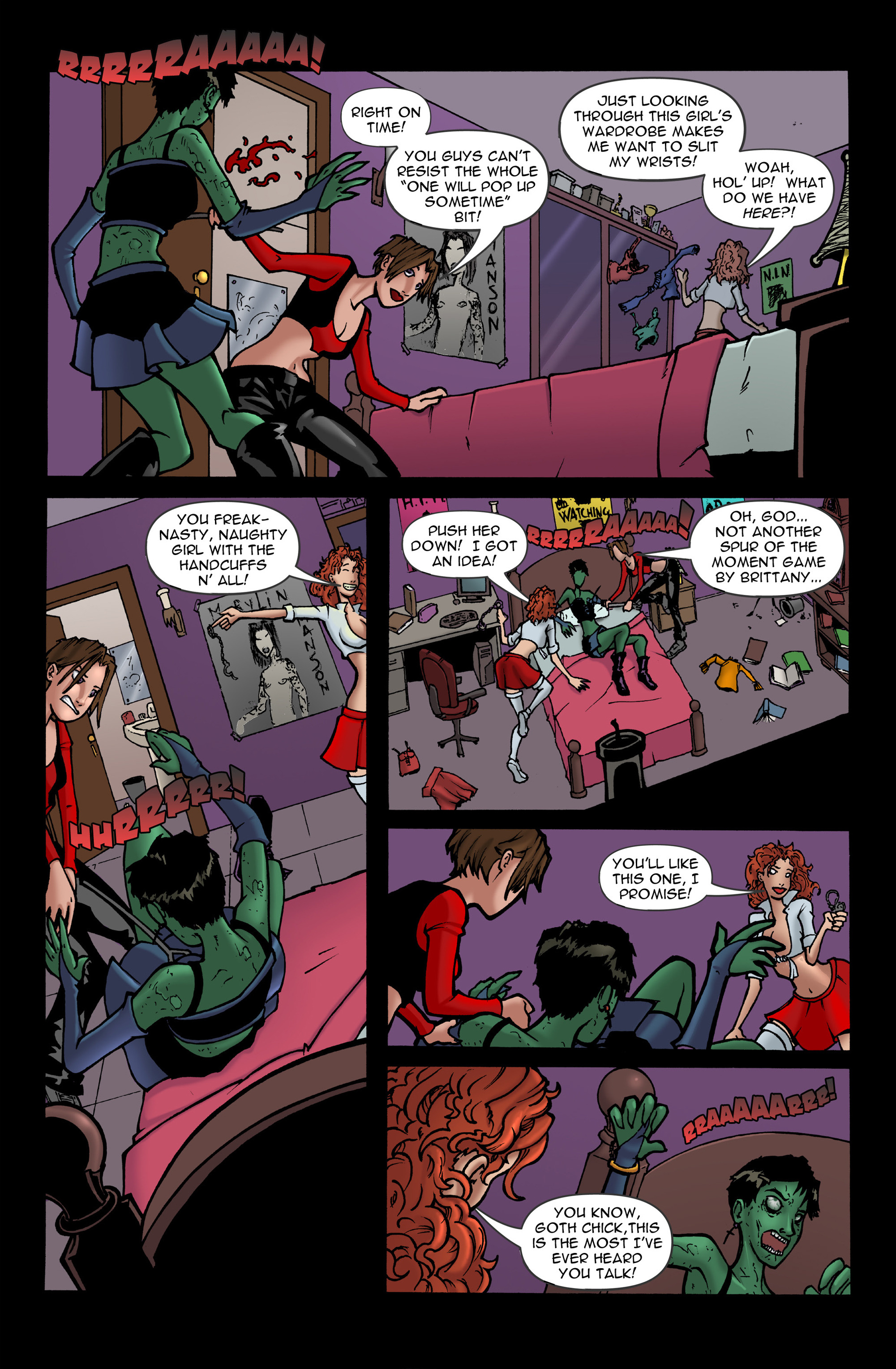 Read online Chaos Campus: Sorority Girls Vs. Zombies comic -  Issue #4 - 9