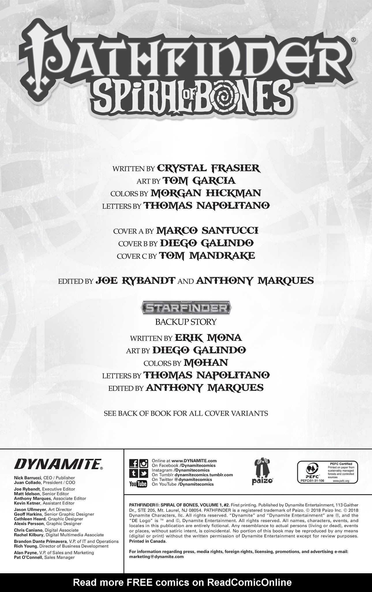 Read online Pathfinder: Spiral Of Bones comic -  Issue #2 - 4