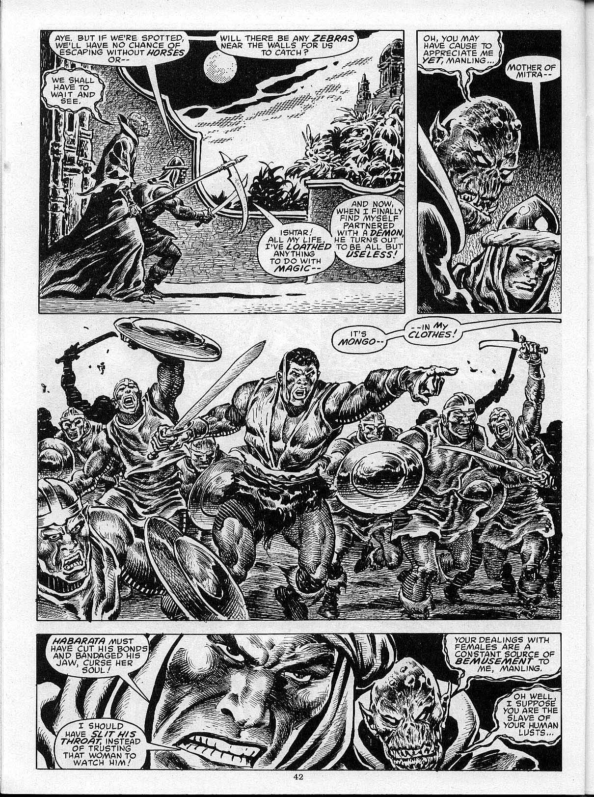 Read online The Savage Sword Of Conan comic -  Issue #203 - 44