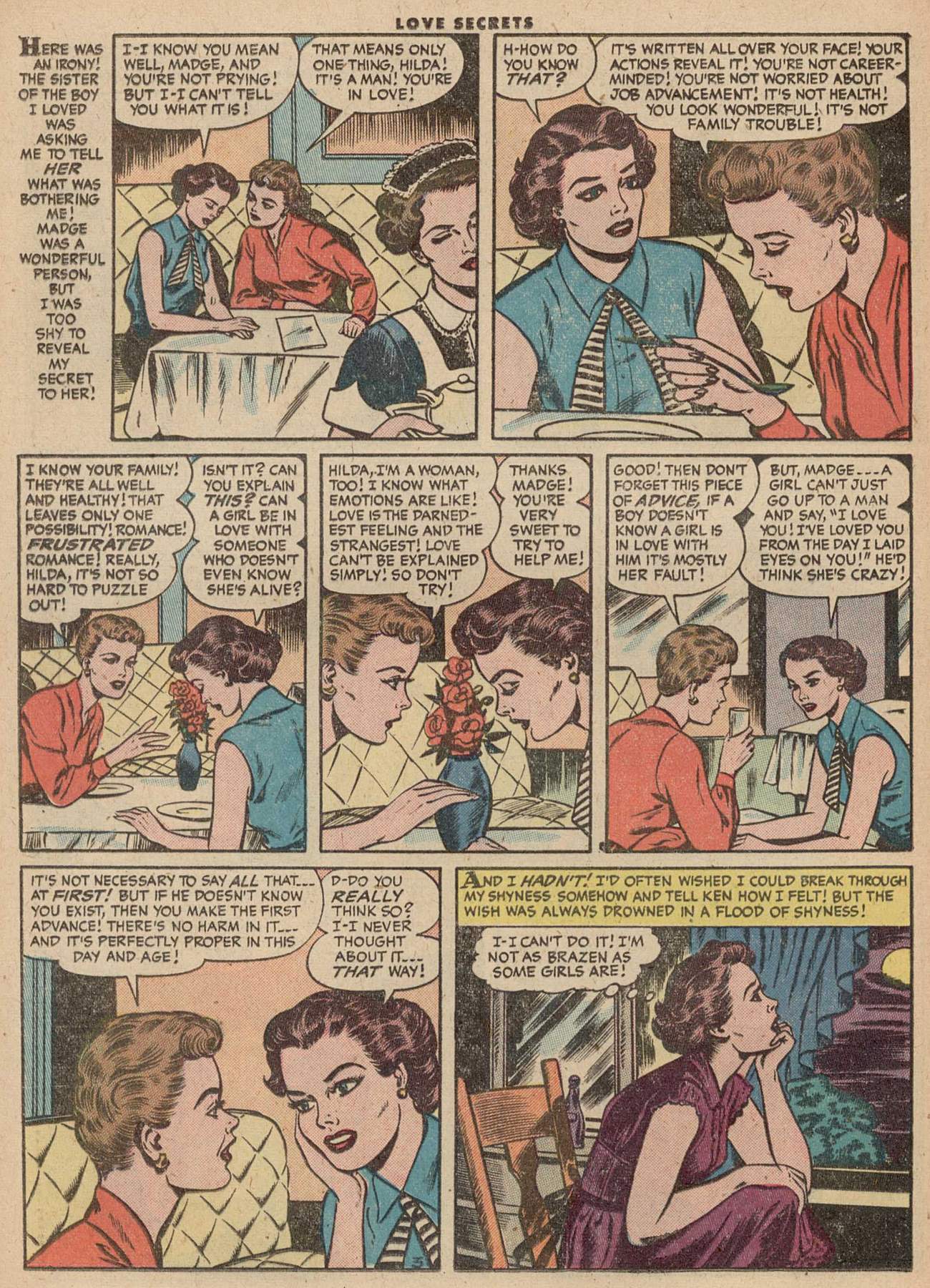 Read online Love Secrets (1953) comic -  Issue #54 - 20