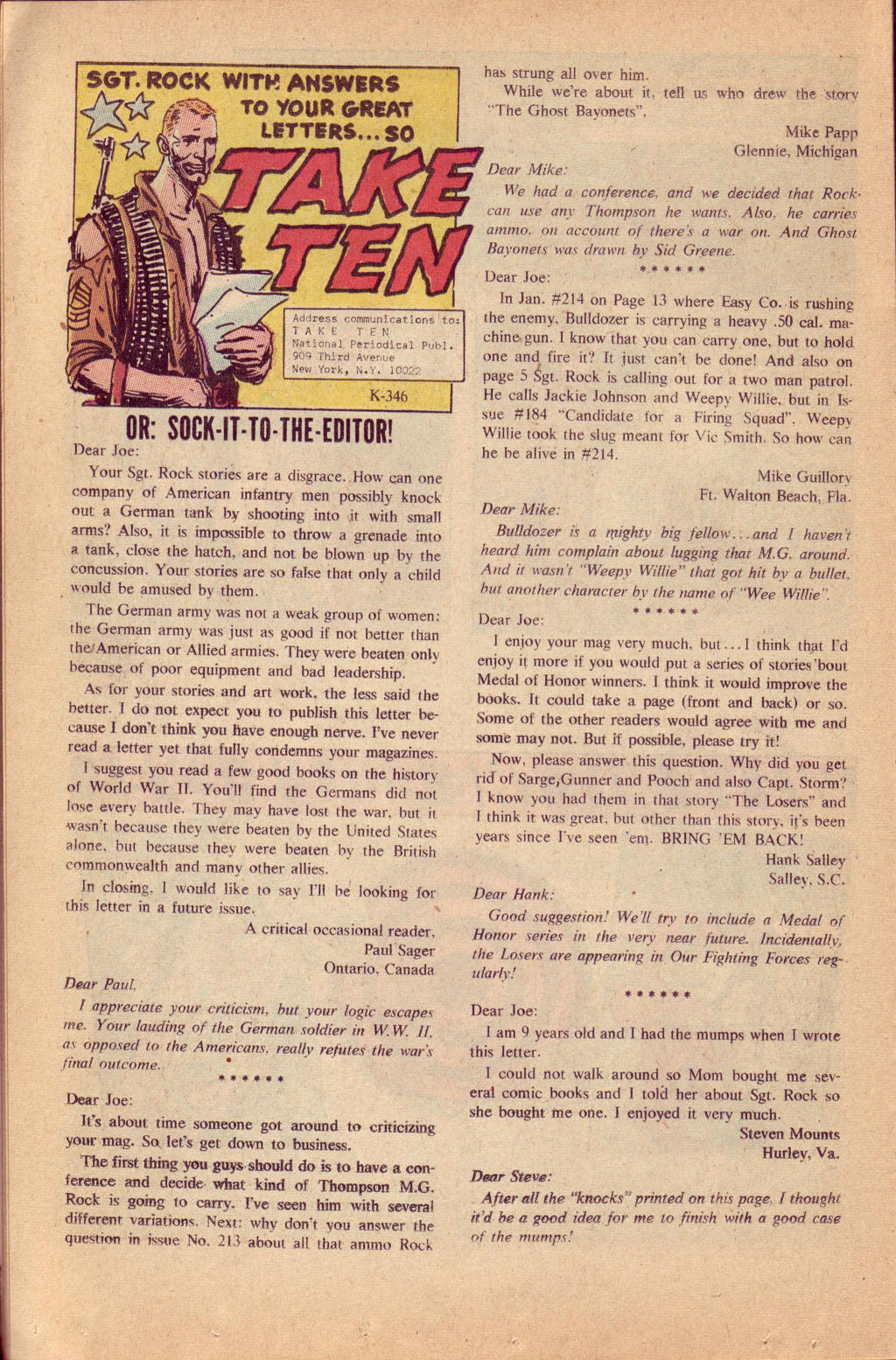 Read online Our Army at War (1952) comic -  Issue #219 - 22