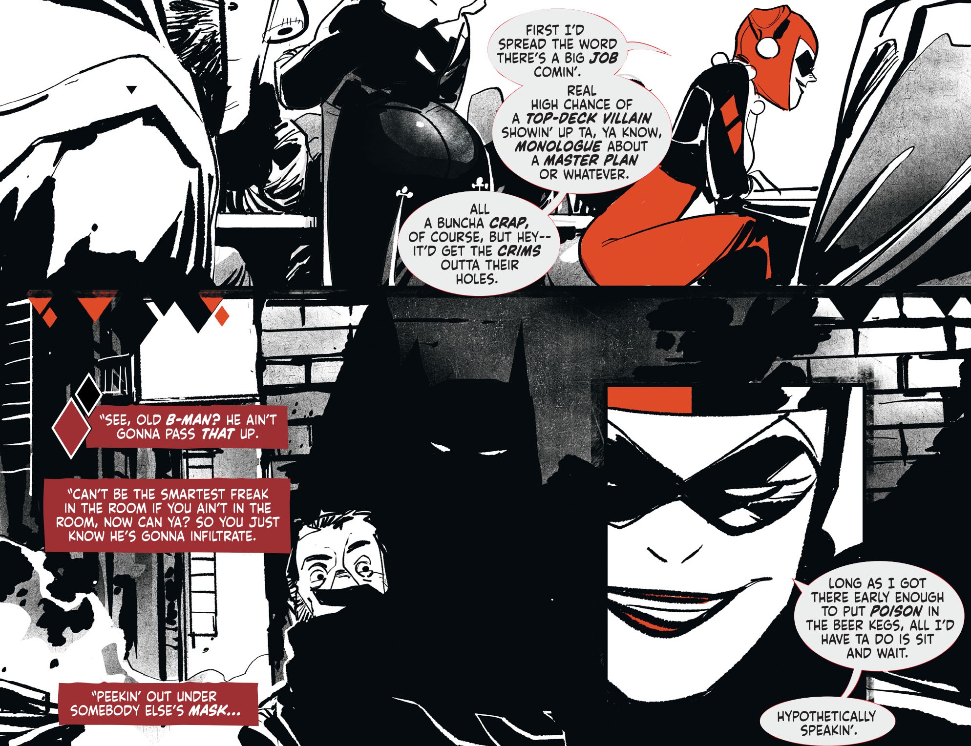 Read online Harley Quinn Black   White   Red comic -  Issue #11 - 19