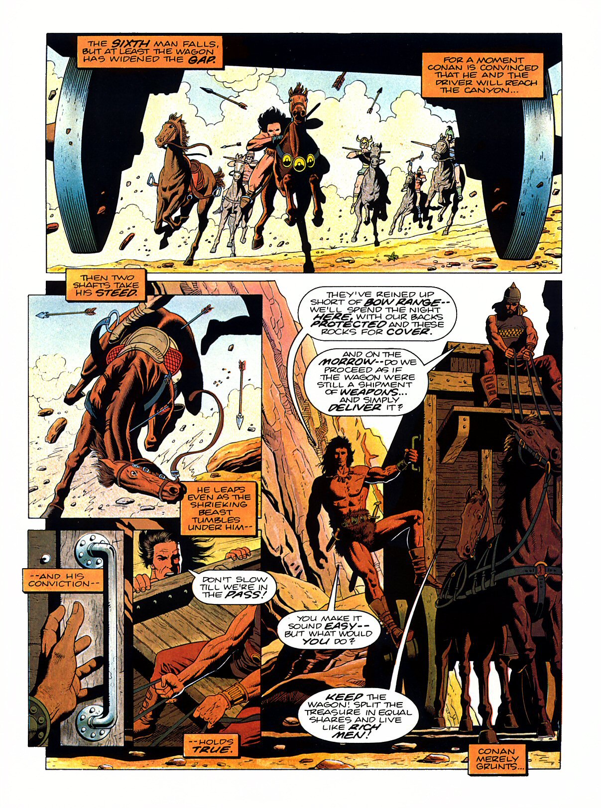 Read online Marvel Graphic Novel comic -  Issue #53 - Conan - The Skull of Set - 16
