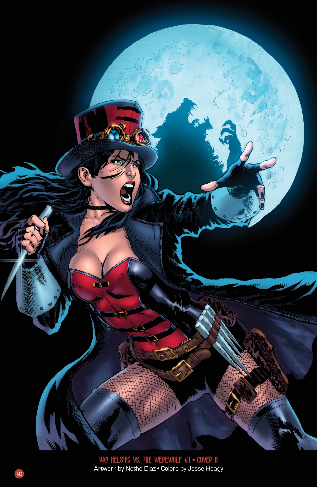 Read online Van Helsing vs. Werewolf comic -  Issue # _TPB 1 - 142