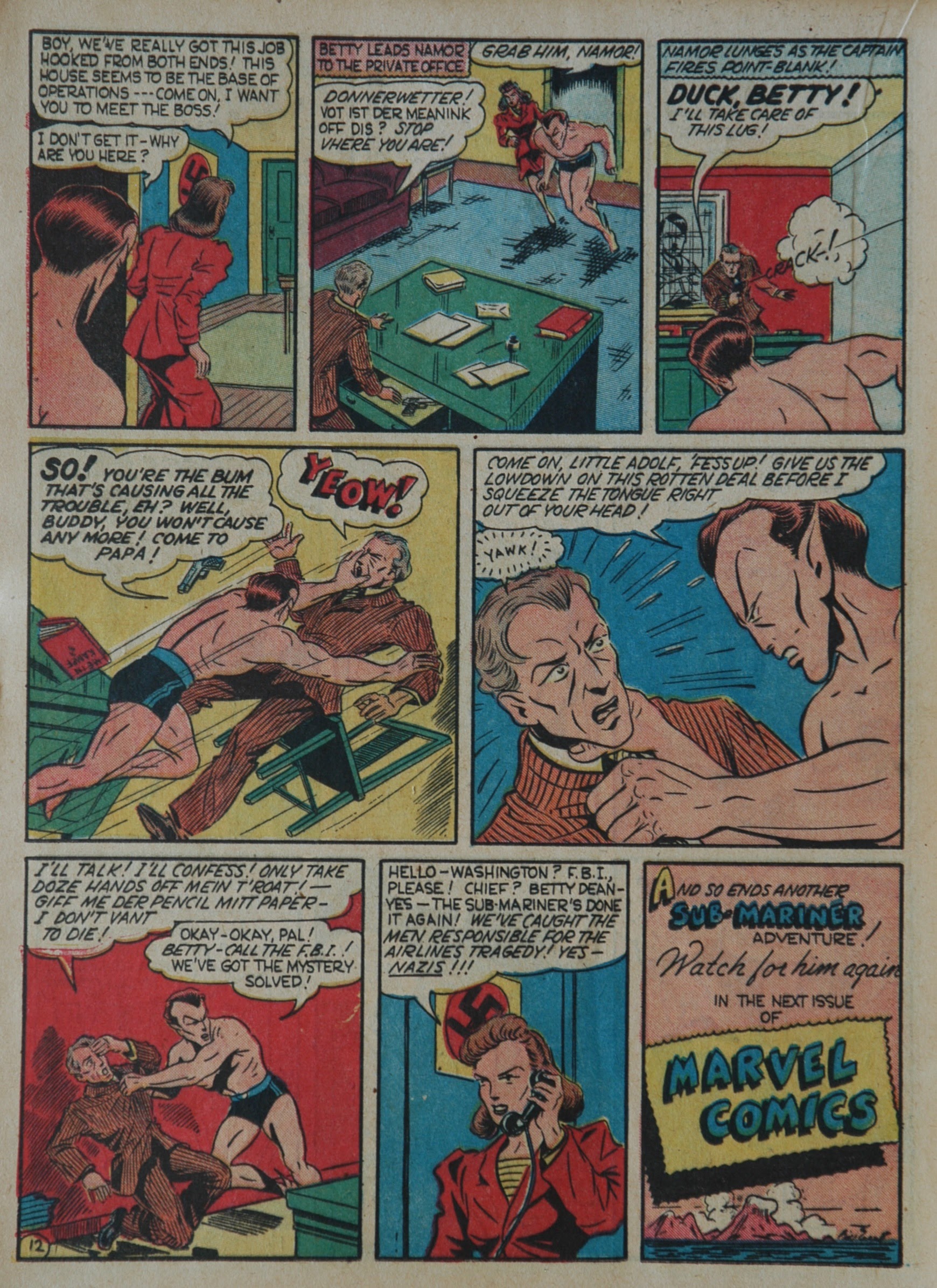 Read online Marvel Mystery Comics comic -  Issue #21 - 30