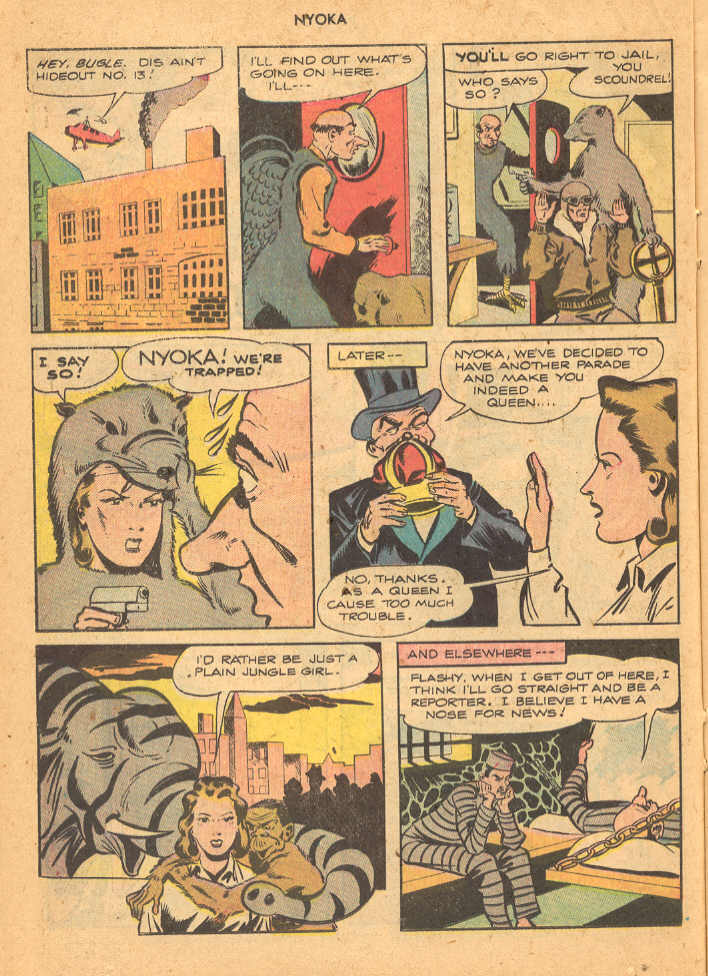 Read online Nyoka the Jungle Girl (1945) comic -  Issue #9 - 20
