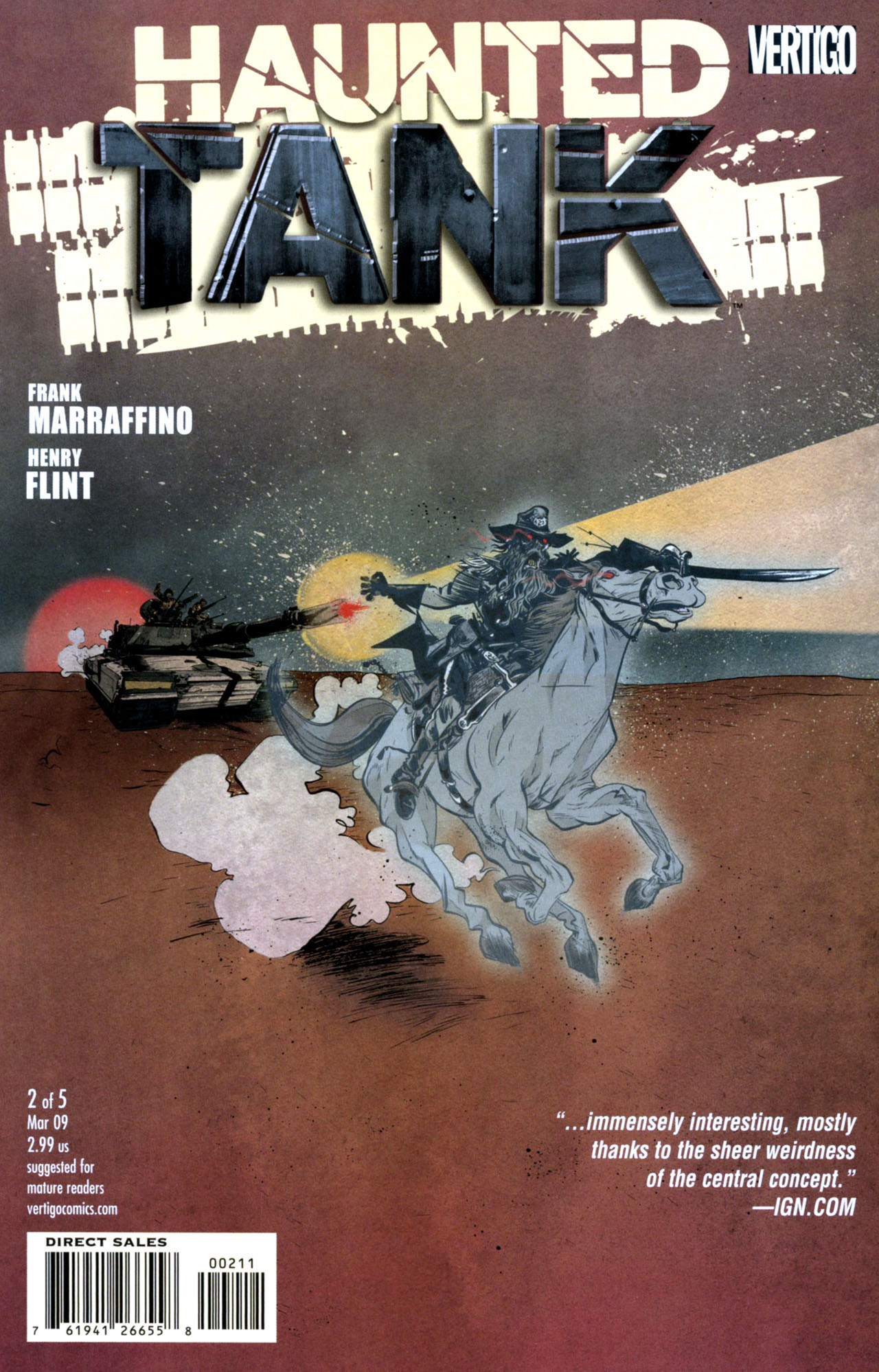 Read online The Haunted Tank comic -  Issue #2 - 1