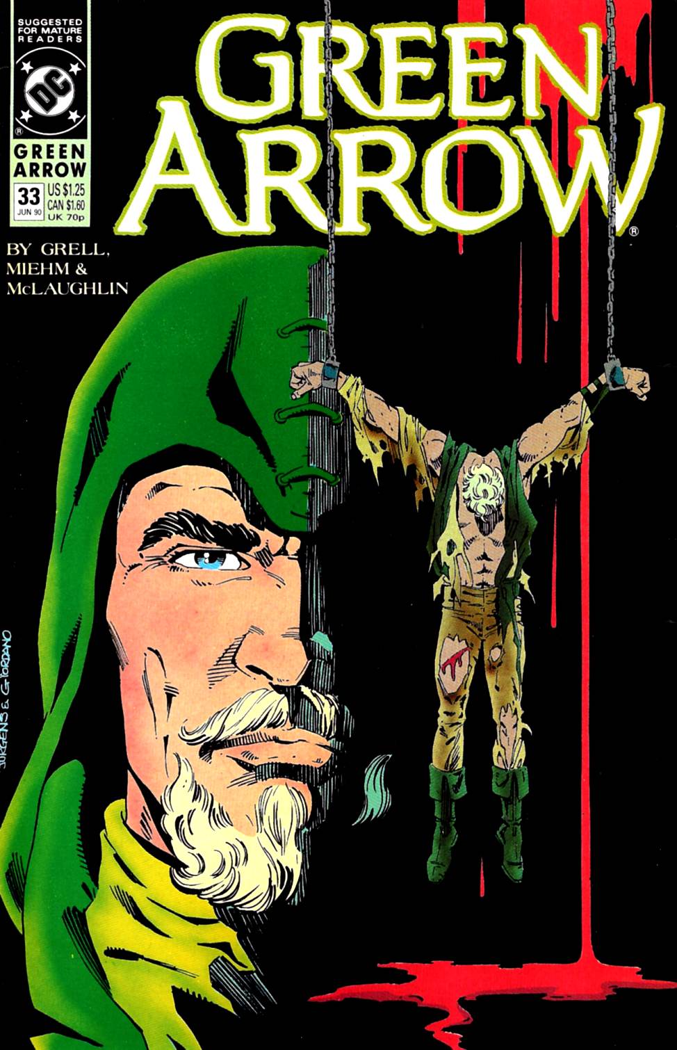 Read online Green Arrow (1988) comic -  Issue #33 - 1