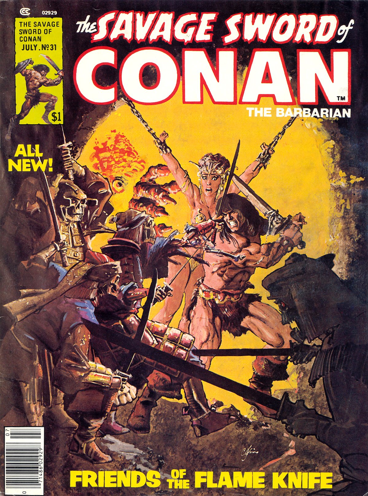 Read online The Savage Sword Of Conan comic -  Issue #31 - 1