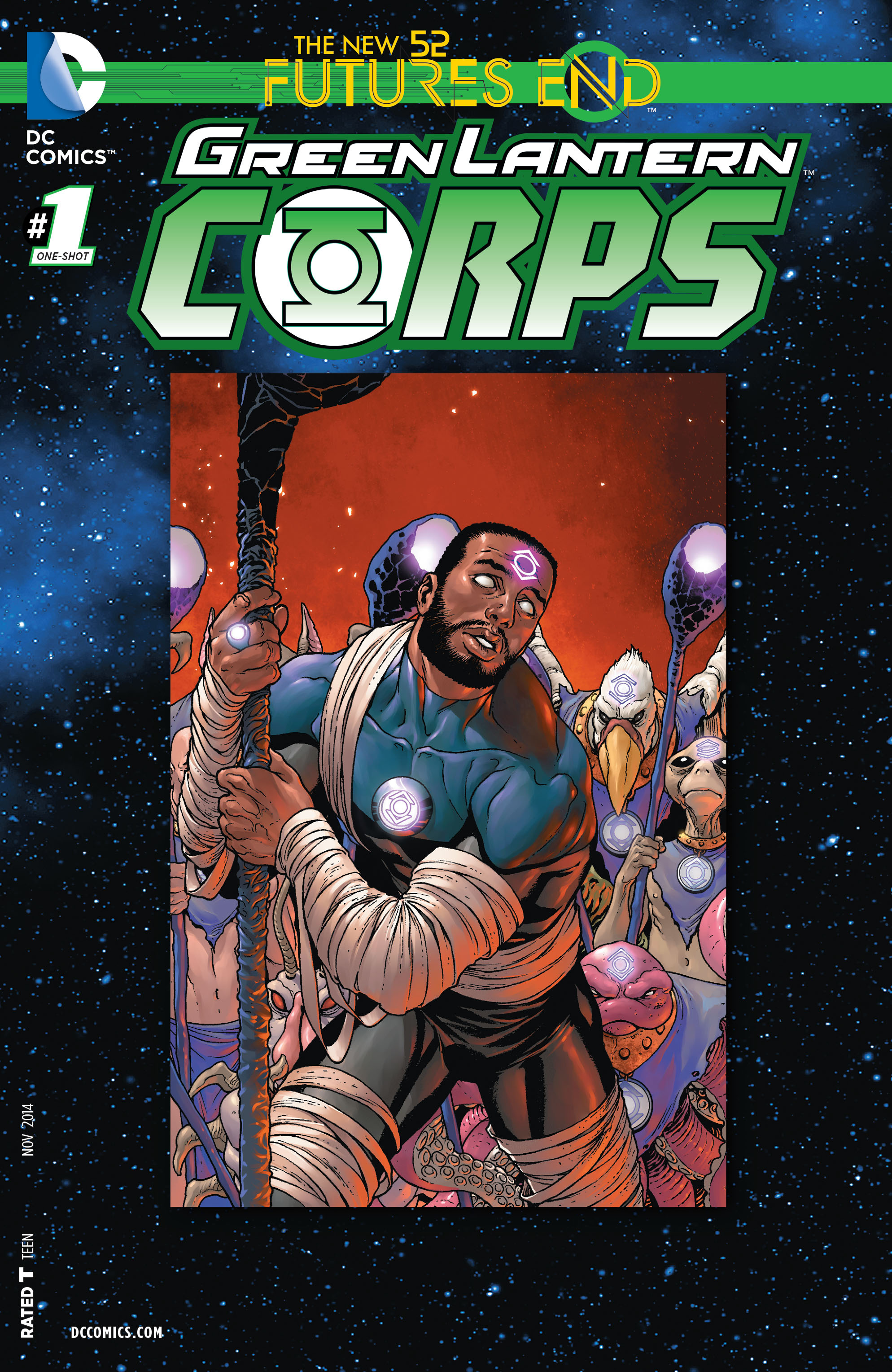 Read online Green Lantern Corps: Futures End comic -  Issue # Full - 1