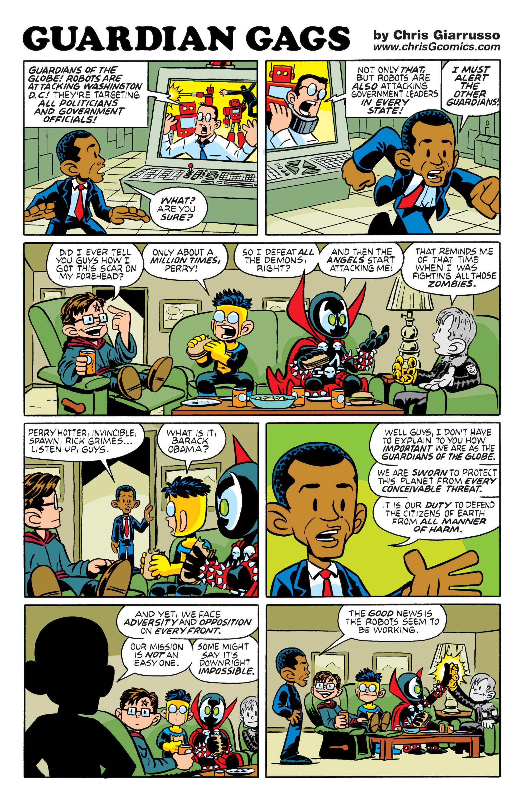 Read online Guarding the Globe (2010) comic -  Issue #4 - 24