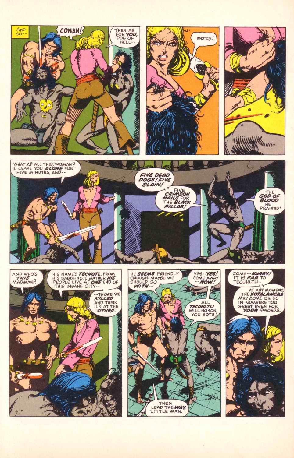 Read online Robert E. Howard's Conan the Barbarian comic -  Issue # Full - 26