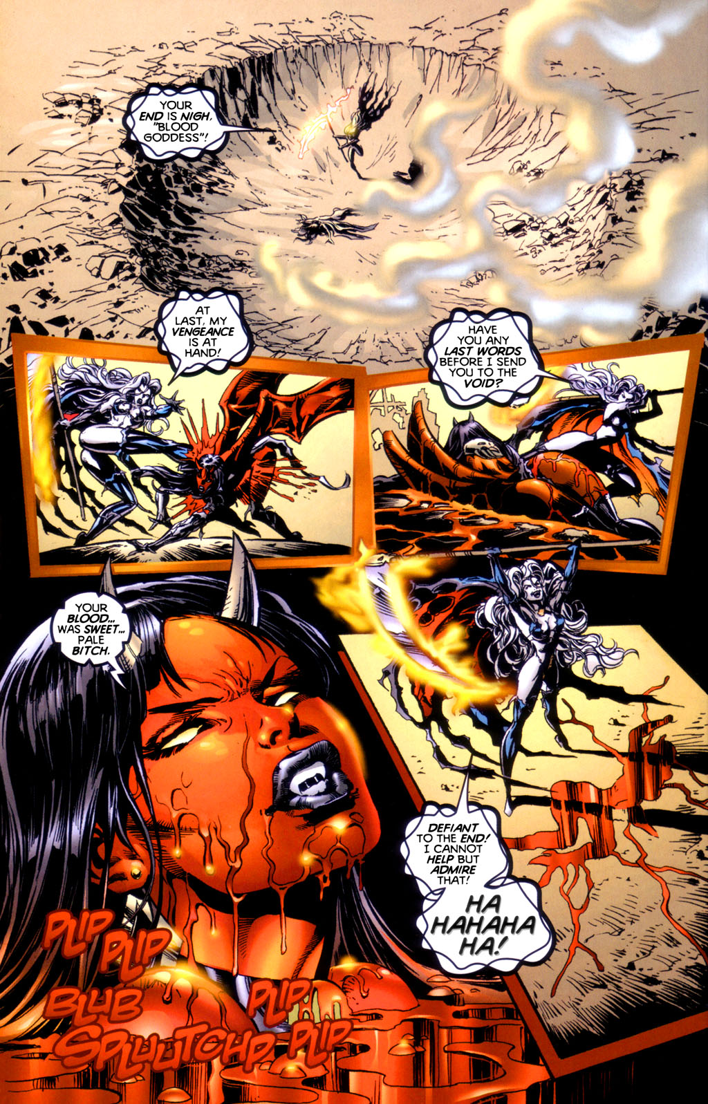 Lady Death vs. Purgatori issue Full - Page 22