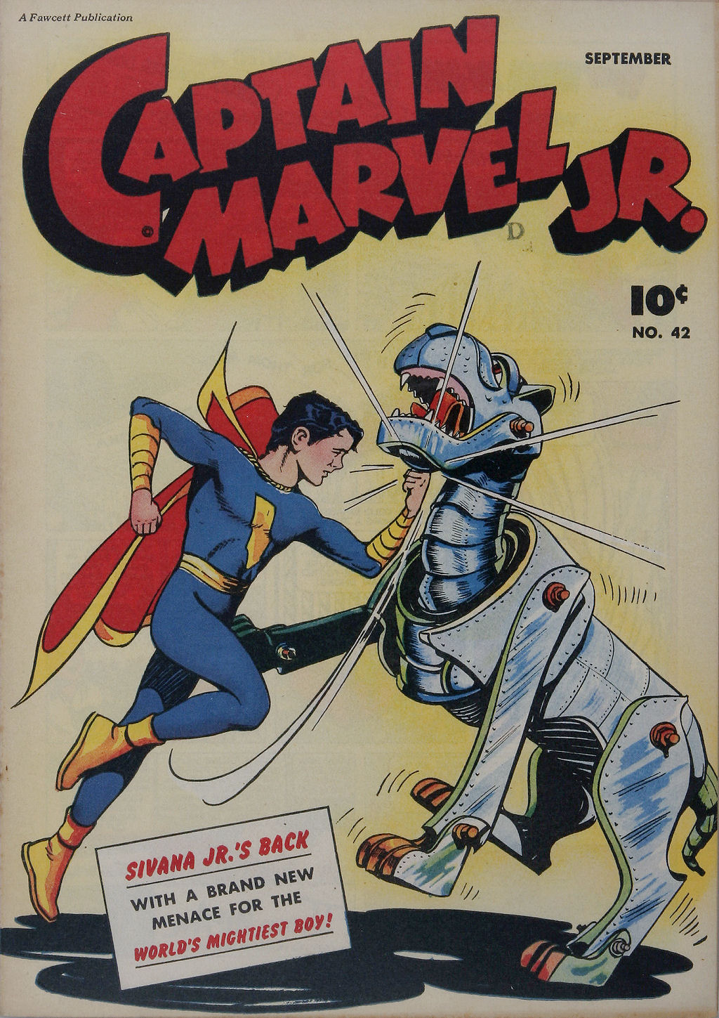 Read online Captain Marvel, Jr. comic -  Issue #42i - 1