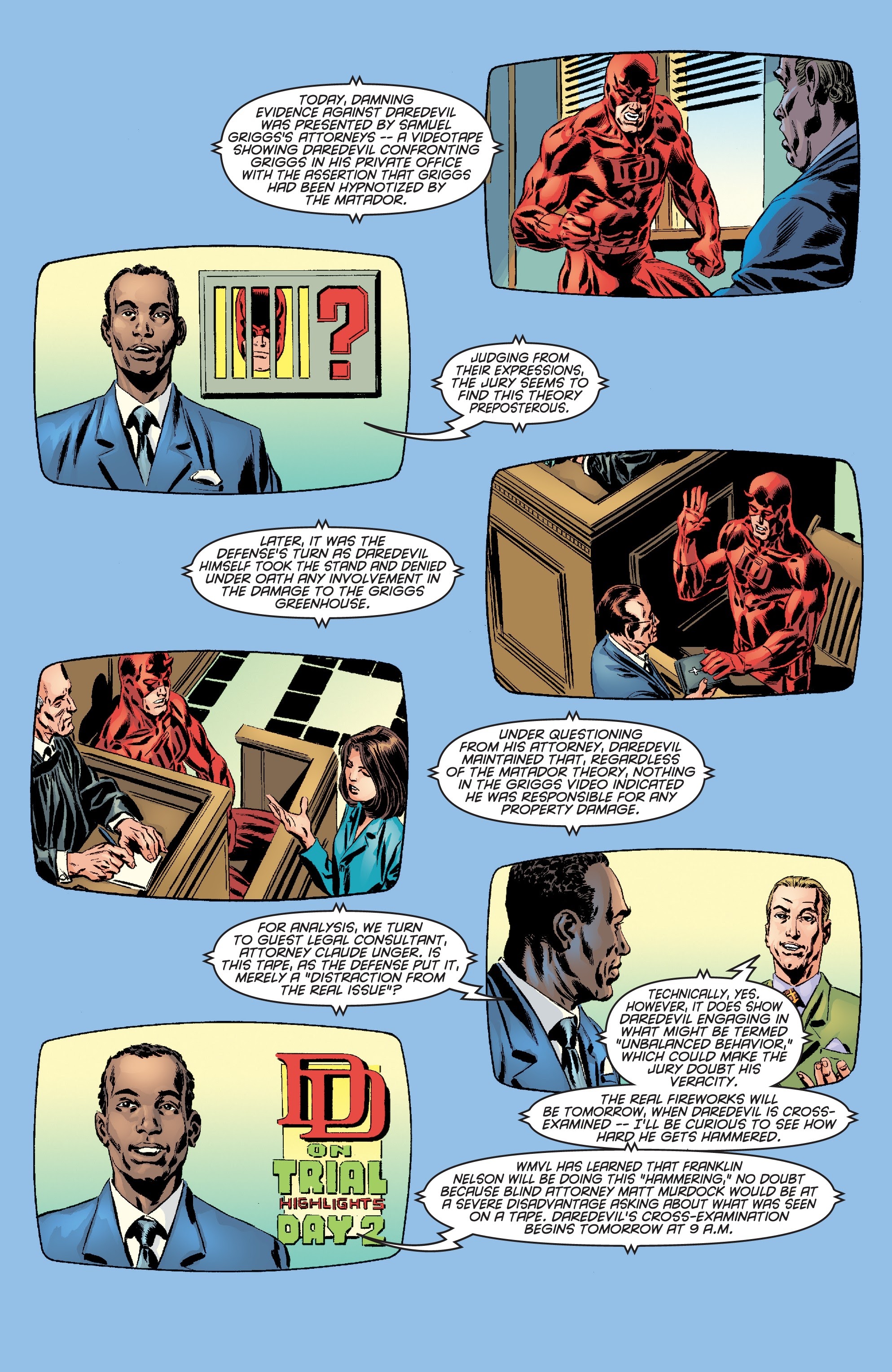 Read online Marvel Knights Daredevil by Bendis, Jenkins, Gale & Mack: Unusual Suspects comic -  Issue # TPB (Part 3) - 81