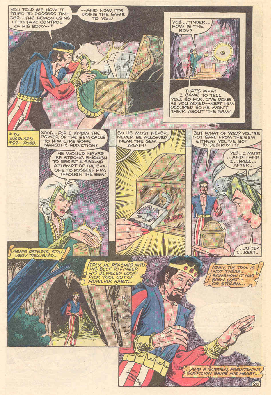 Read online Warlord (1976) comic -  Issue #94 - 20