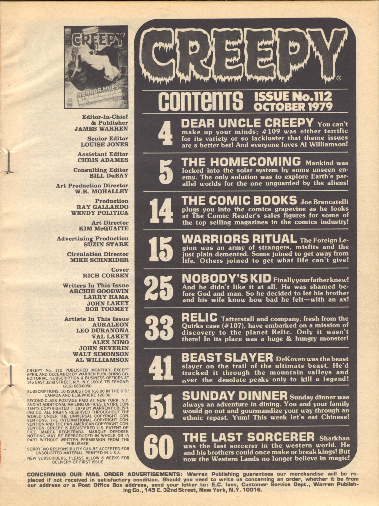 Read online Creepy (1964) comic -  Issue #112 - 3