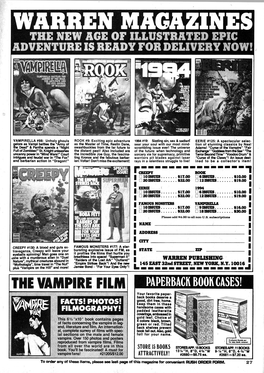 Read online Vampirella (1969) comic -  Issue #100 - 27