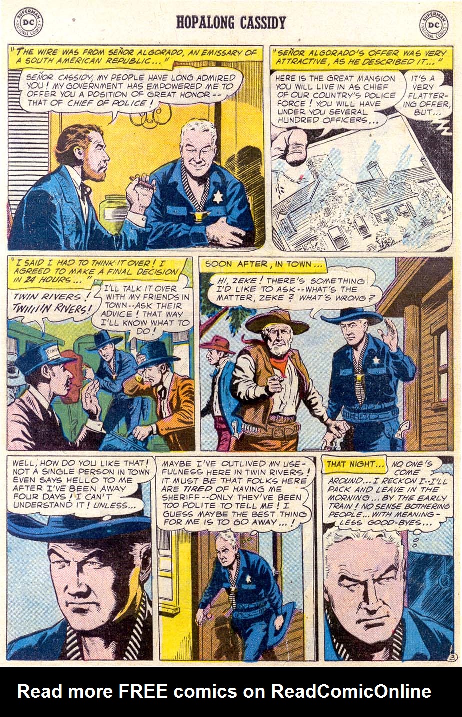 Read online Hopalong Cassidy comic -  Issue #120 - 5