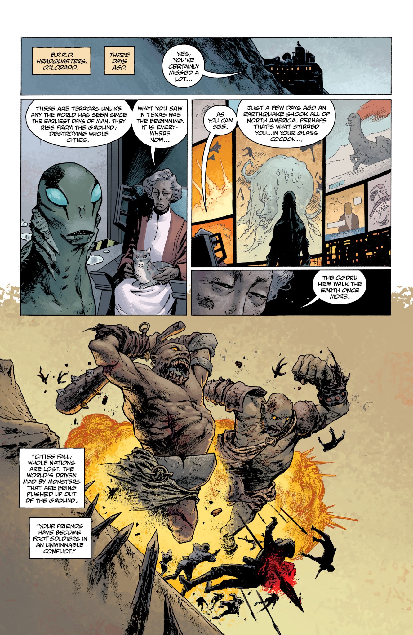 Read online Abe Sapien: Dark and Terrible and The New Race of Man comic -  Issue # TPB - 31