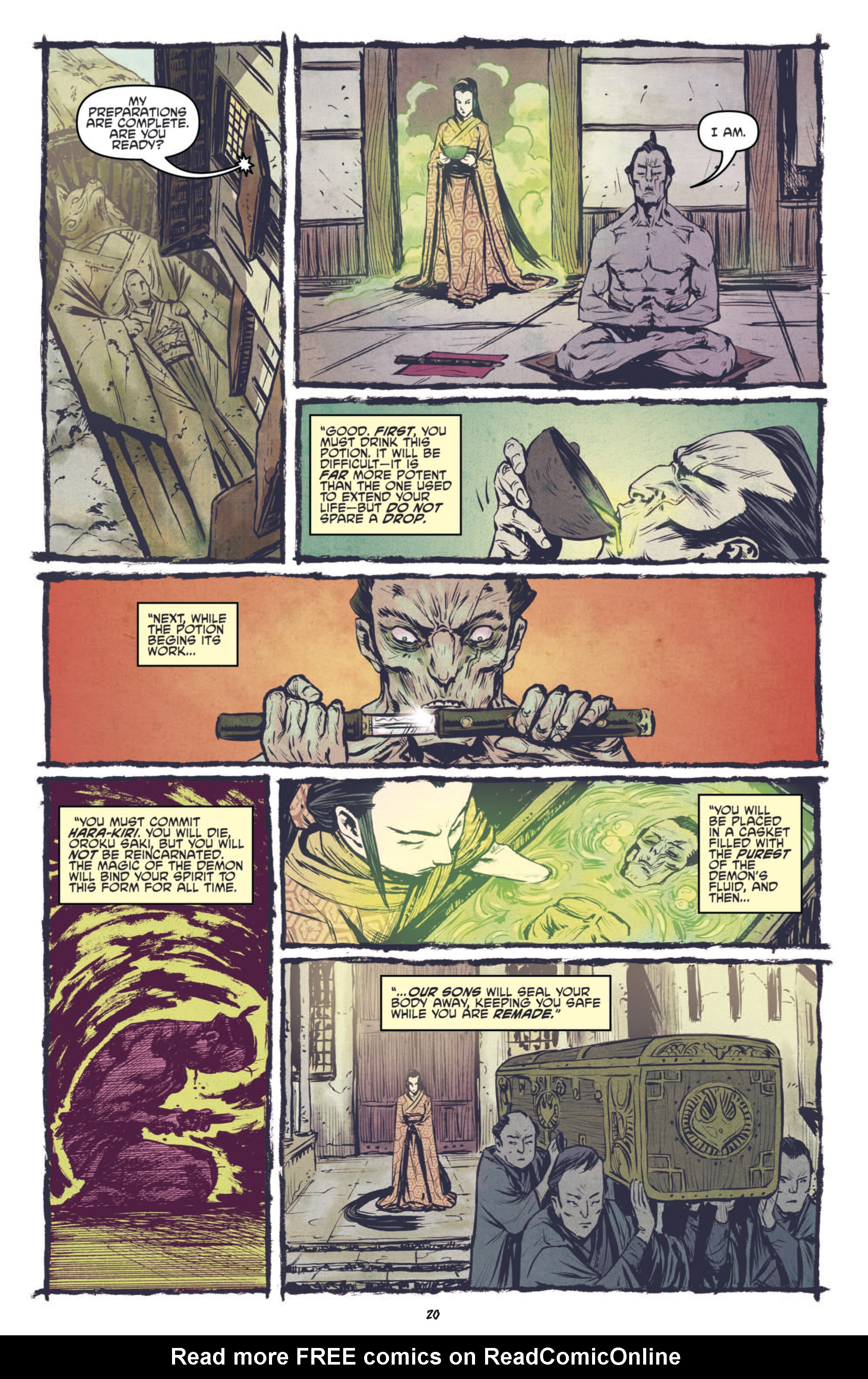 Read online Teenage Mutant Ninja Turtles: The Secret History of the Foot Clan comic -  Issue #4 - 22