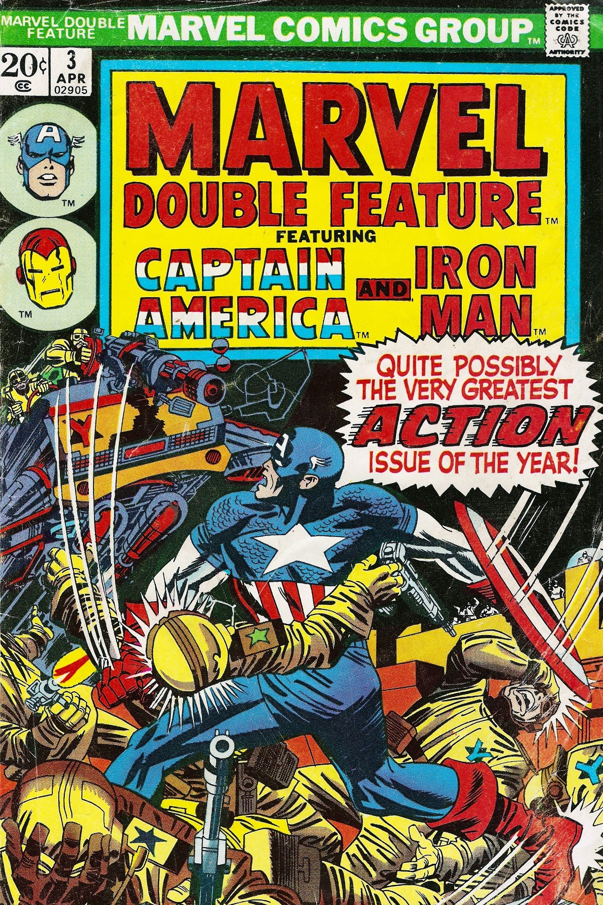 Read online Marvel Double Feature comic -  Issue #3 - 1