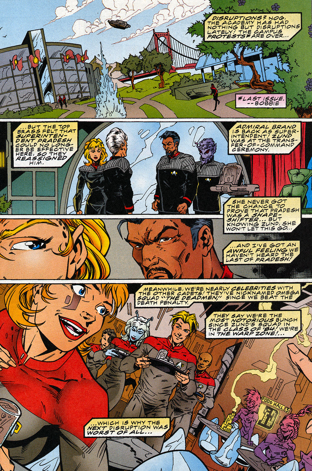 Read online Star Trek: Starfleet Academy (1996) comic -  Issue #13 - 6