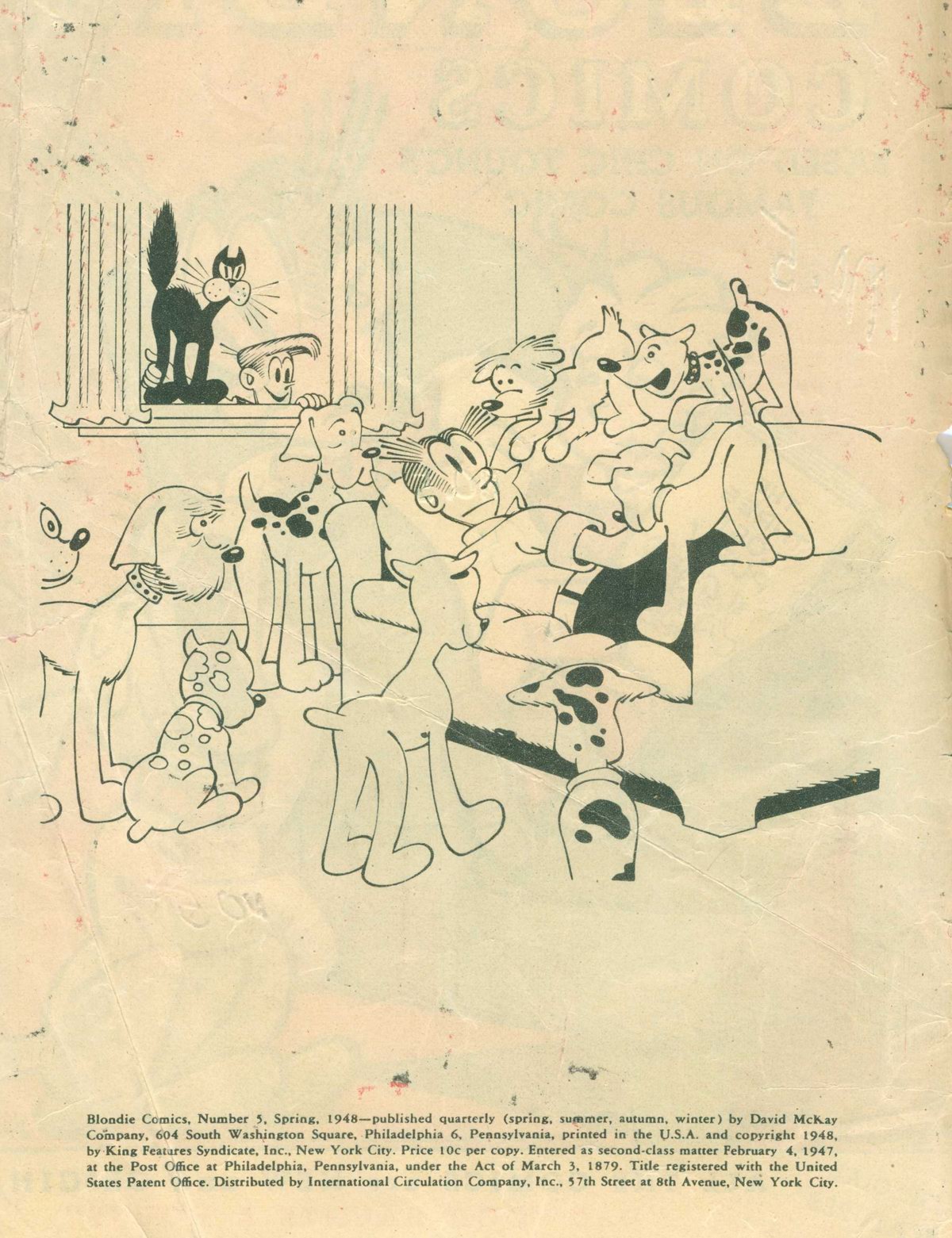 Read online Blondie Comics (1947) comic -  Issue #5 - 2