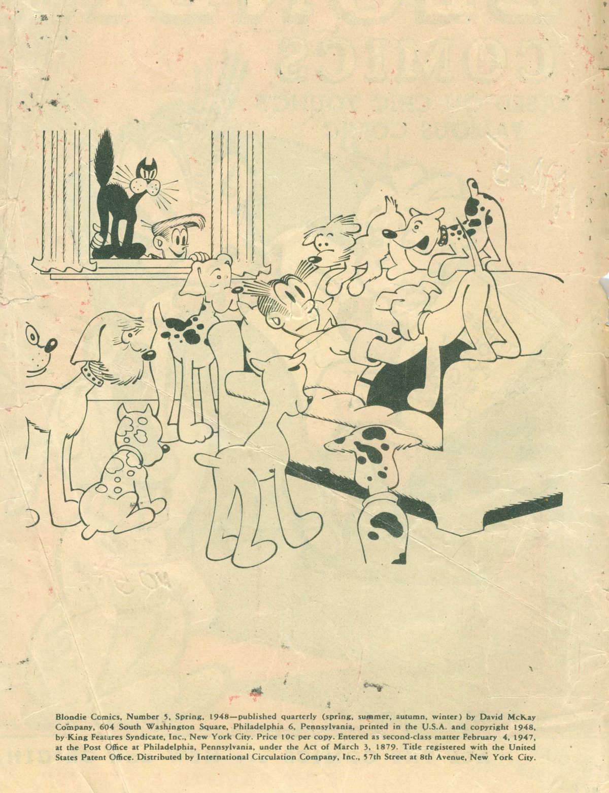 Read online Blondie Comics (1947) comic -  Issue #5 - 2