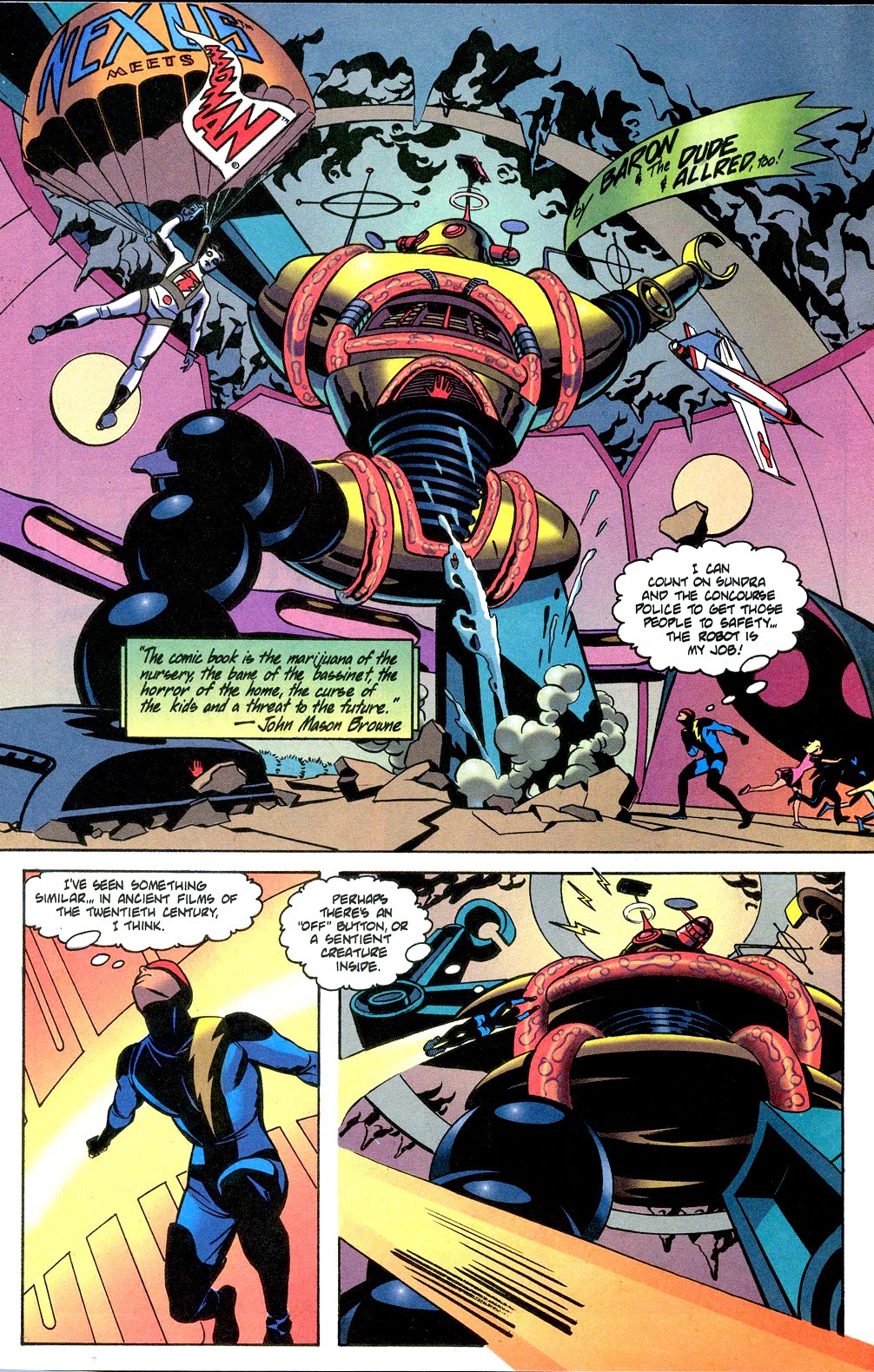 Read online Nexus Meets Madman comic -  Issue # Full - 6