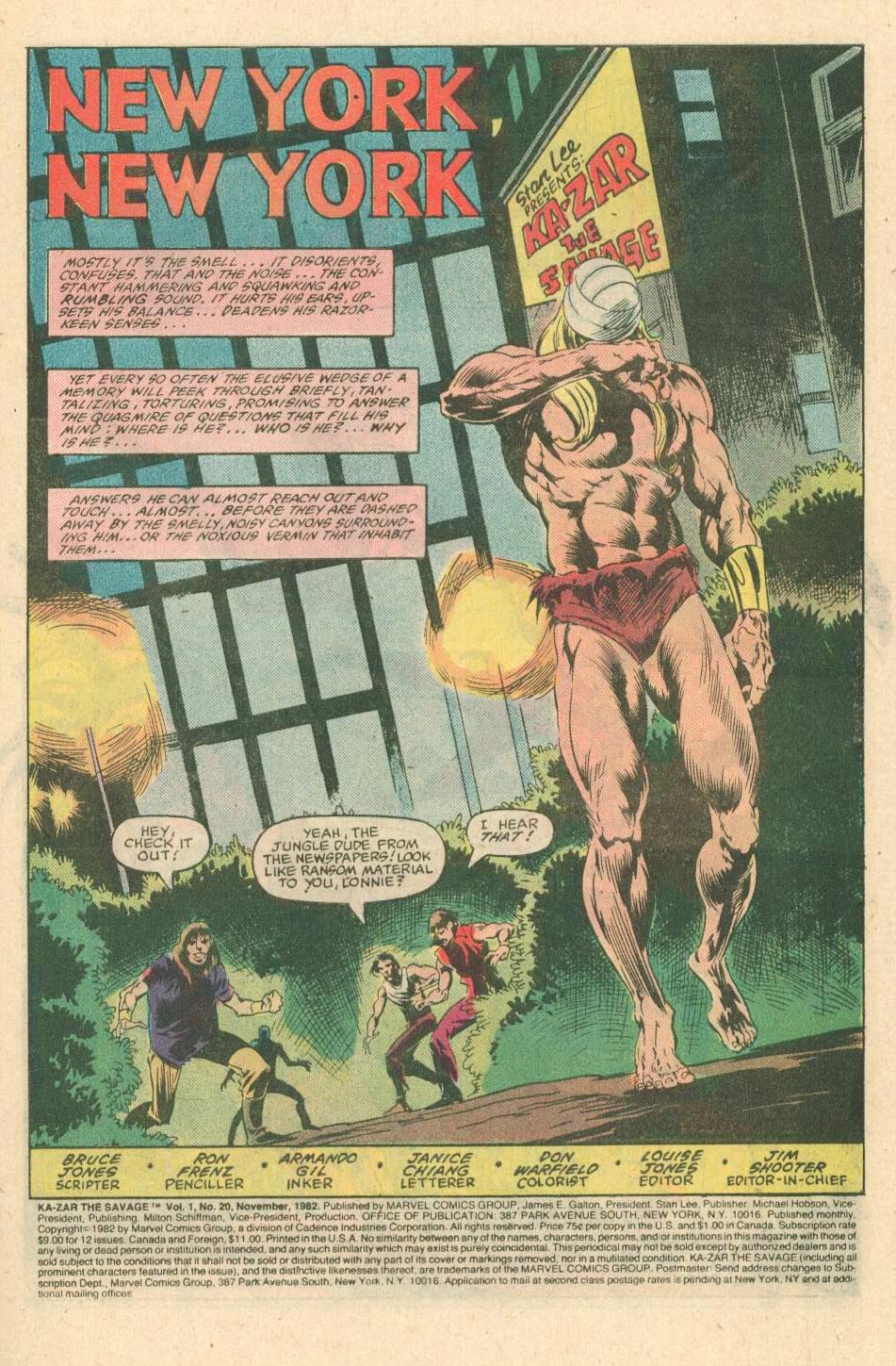 Read online Ka-Zar the Savage comic -  Issue #20 - 2