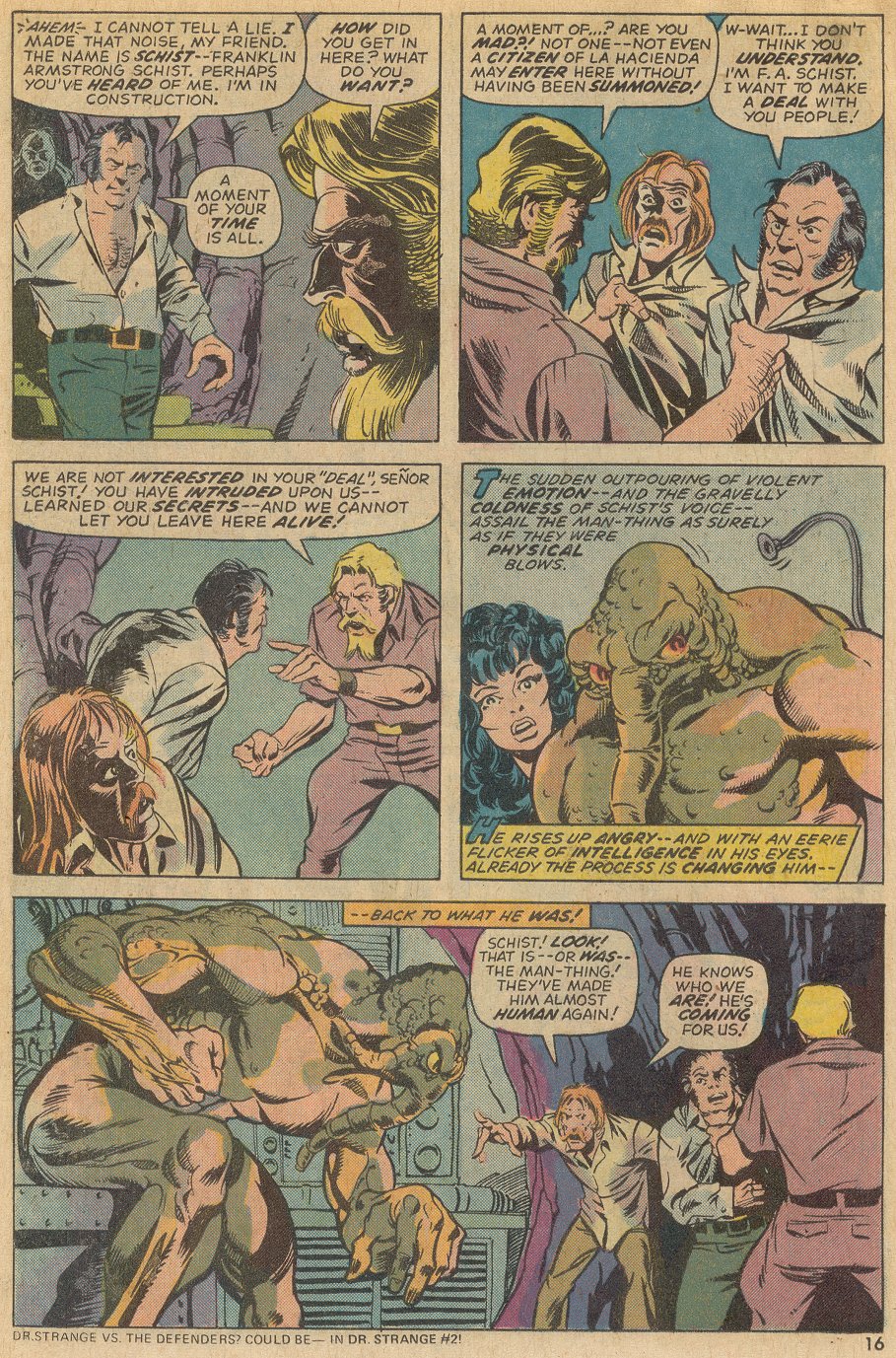 Read online Man-Thing (1974) comic -  Issue #8 - 11