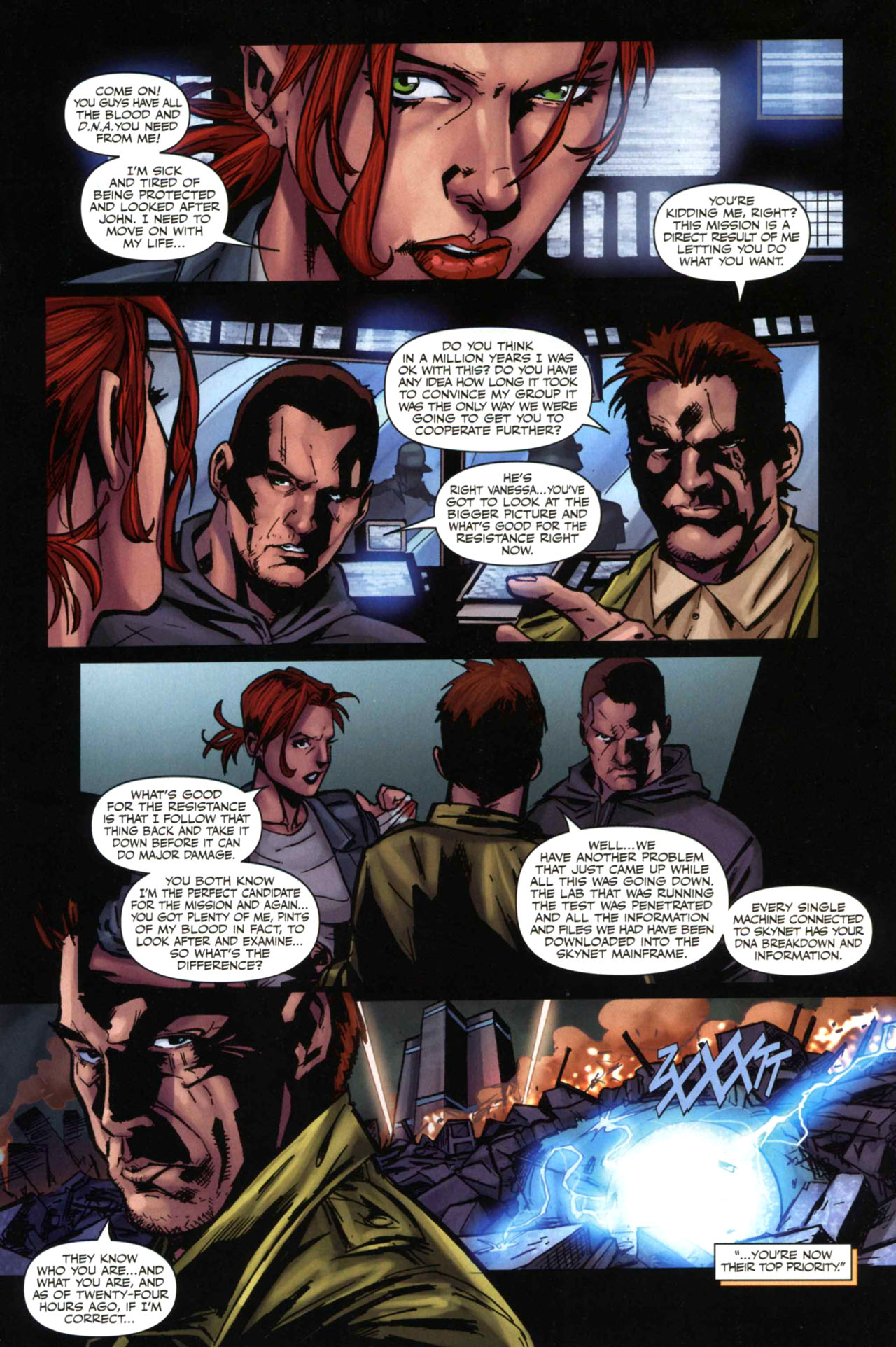Read online Painkiller Jane Vs. Terminator comic -  Issue #3 - 11