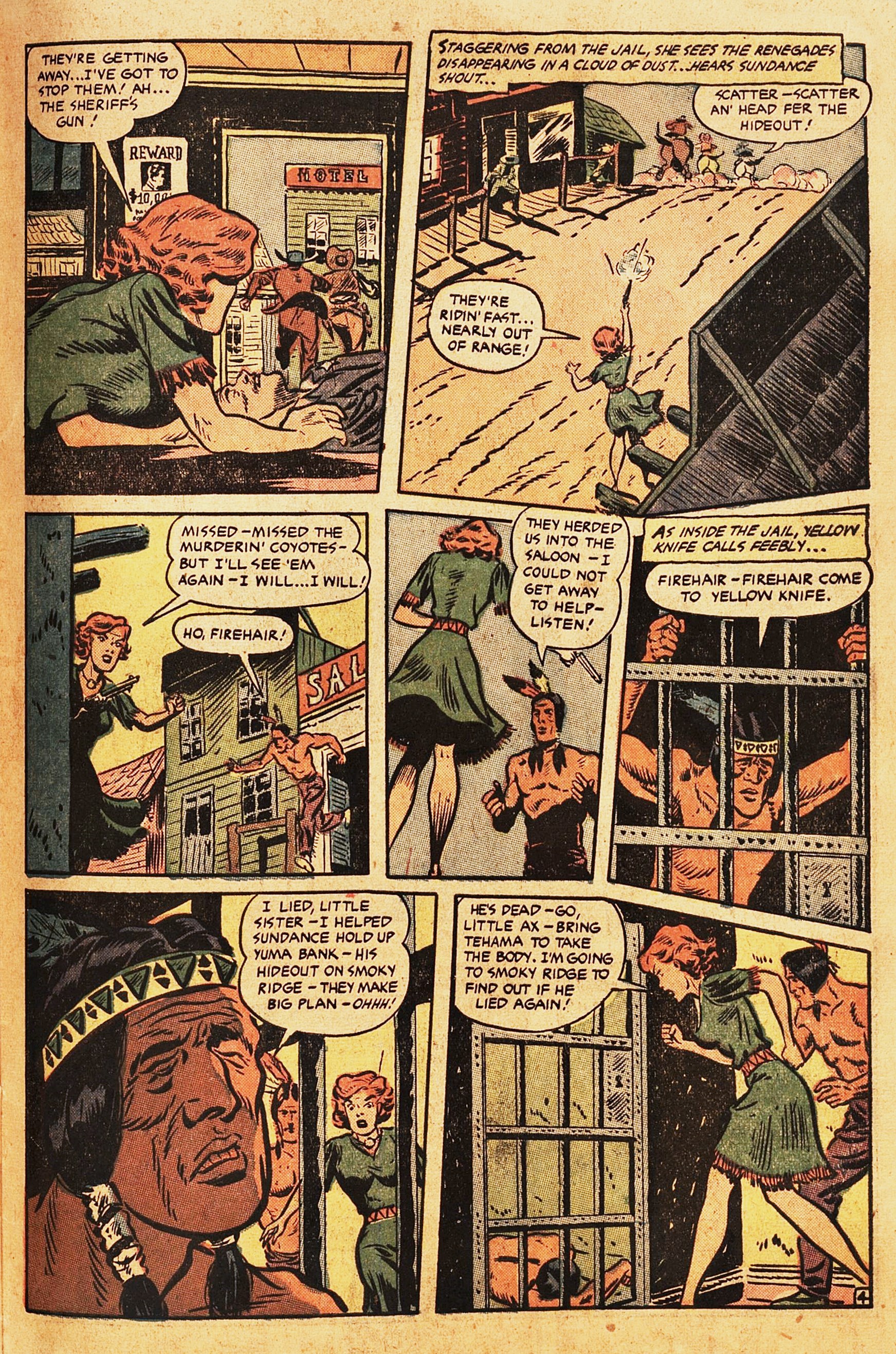 Read online Firehair (1951) comic -  Issue #11 - 27