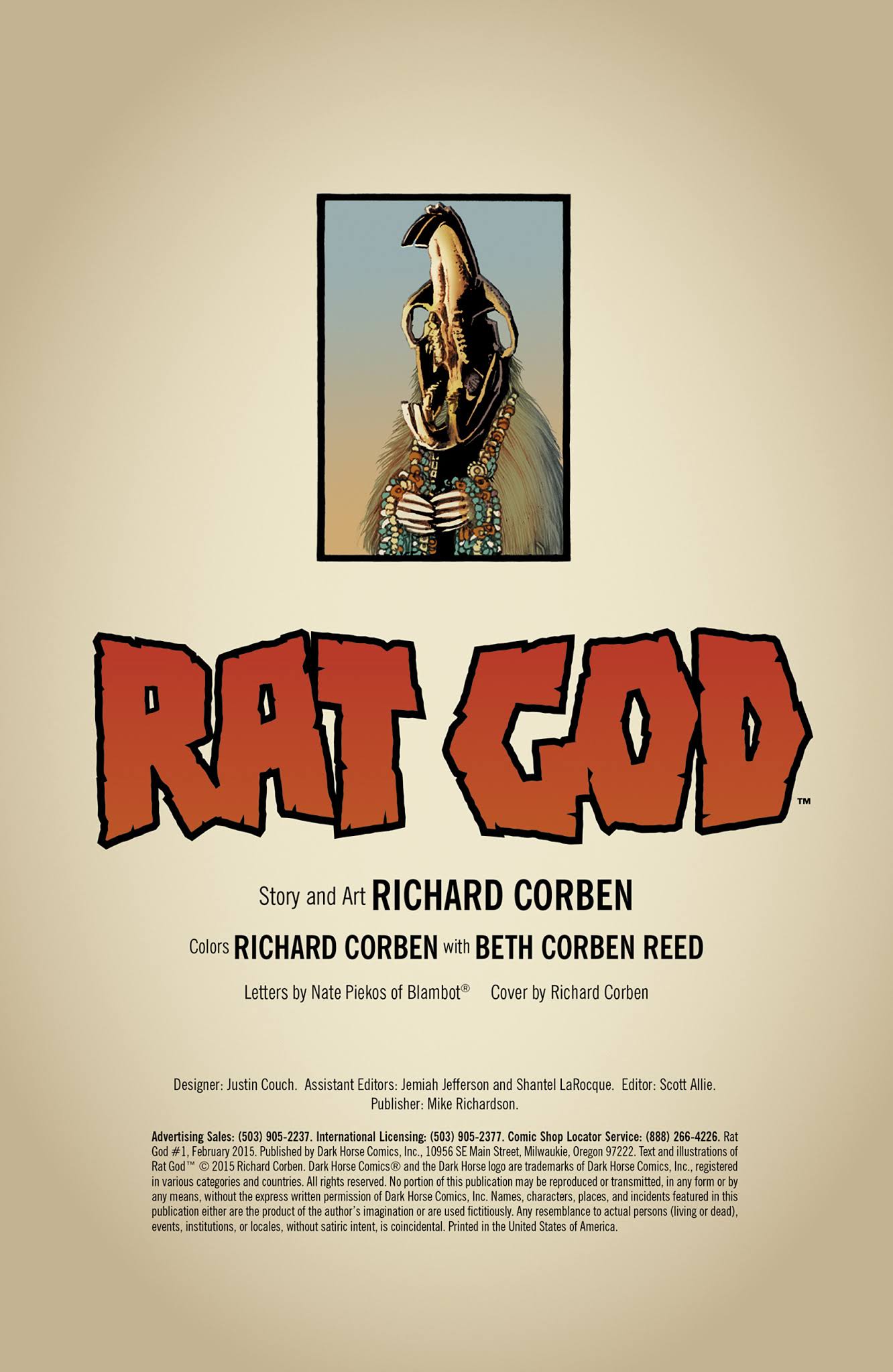 Read online Rat God comic -  Issue #1 - 2