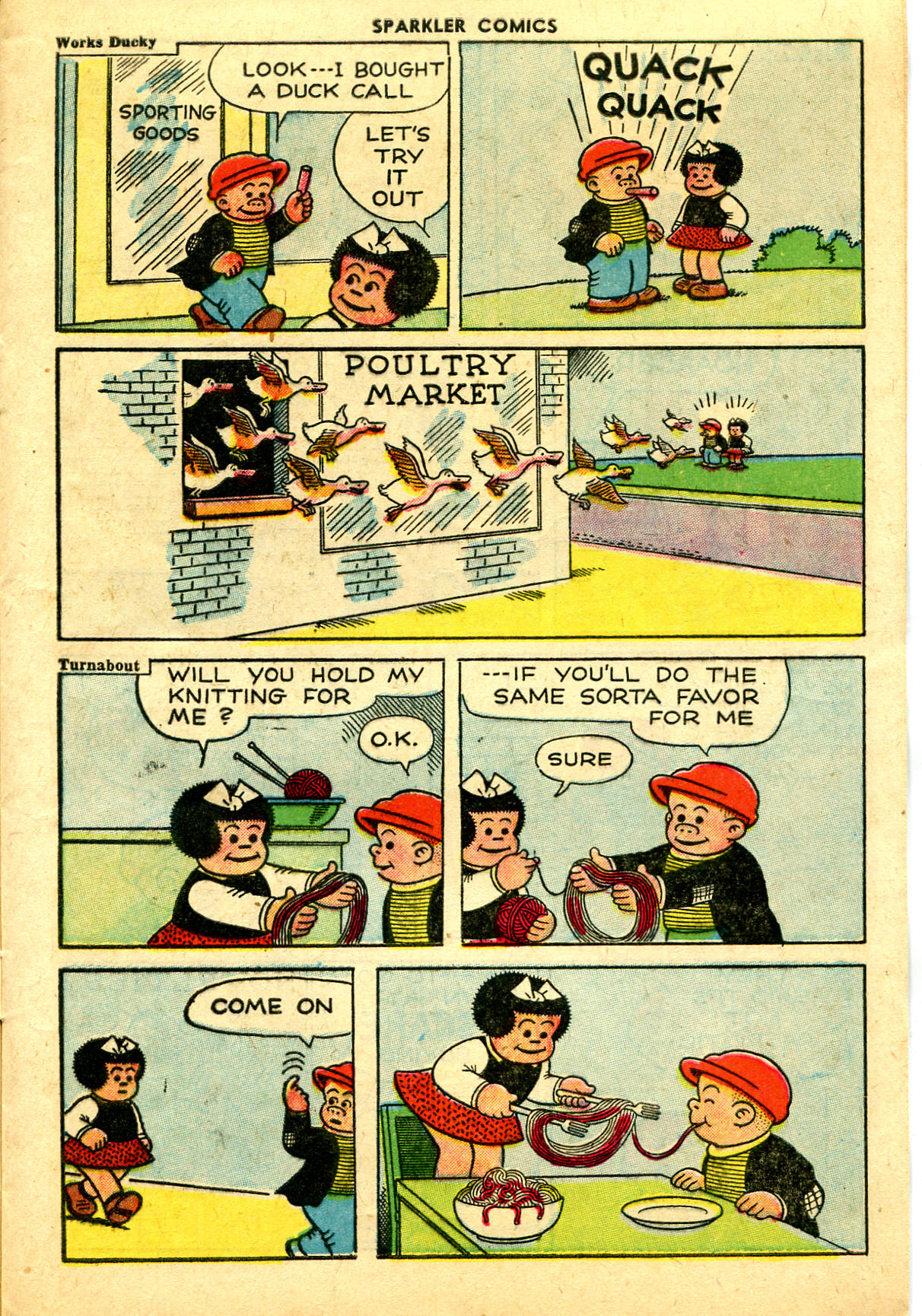 Read online Sparkler Comics comic -  Issue #113 - 9