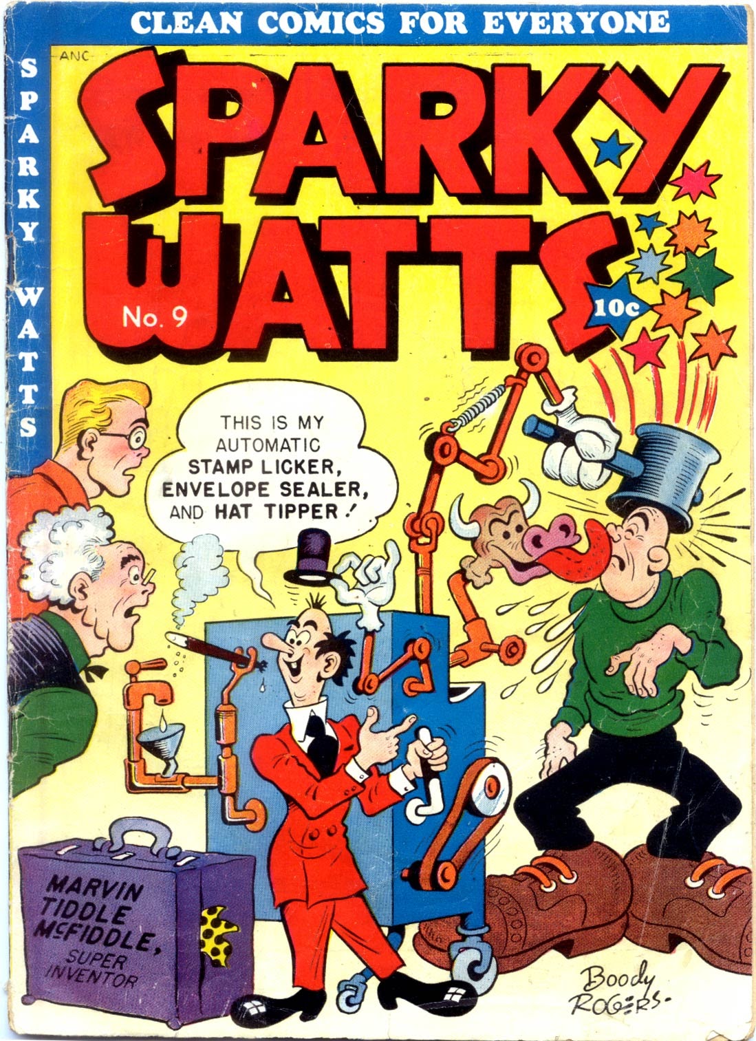 Read online Sparky Watts comic -  Issue #9 - 1