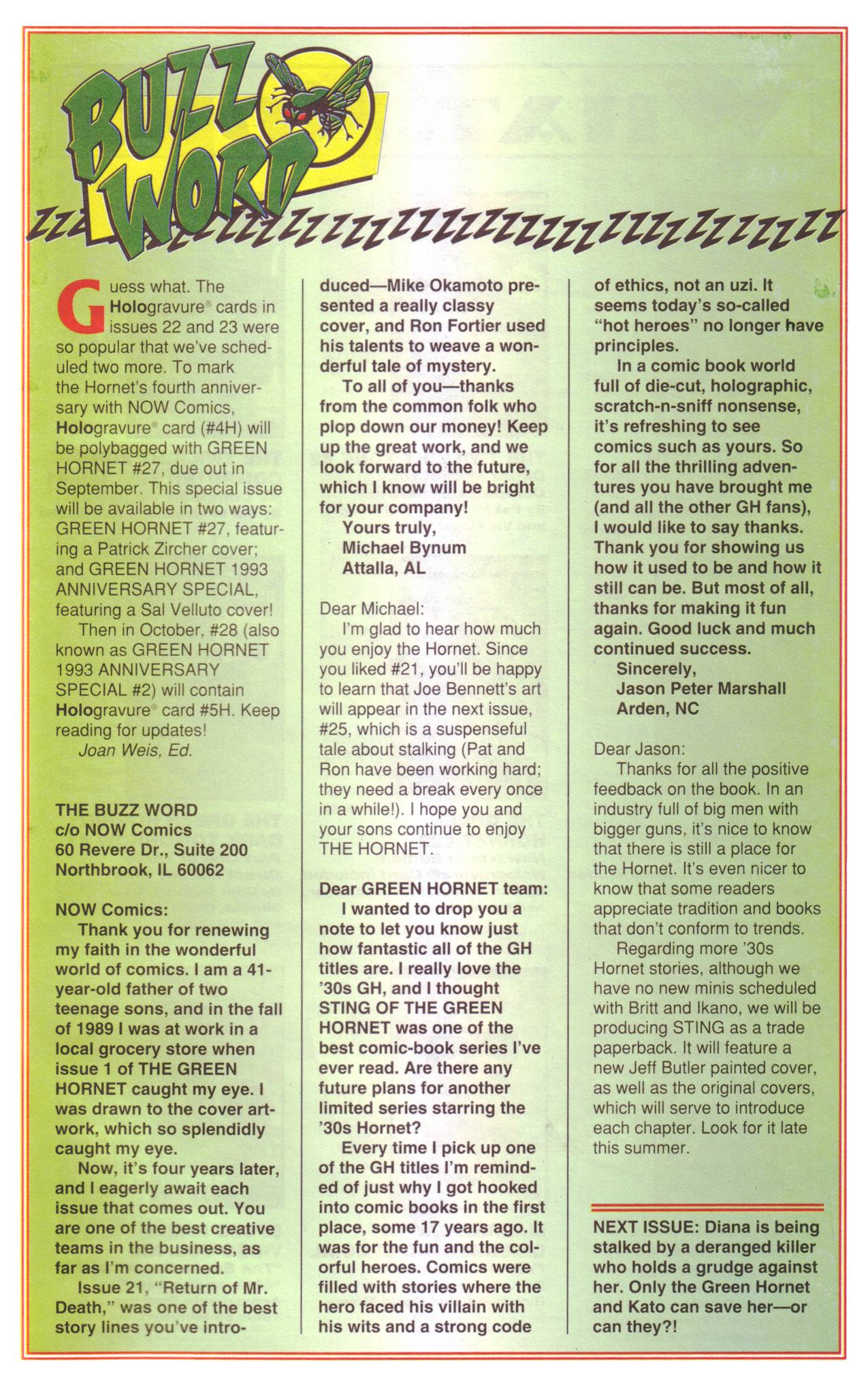 Read online The Green Hornet (1991) comic -  Issue #24 - 24