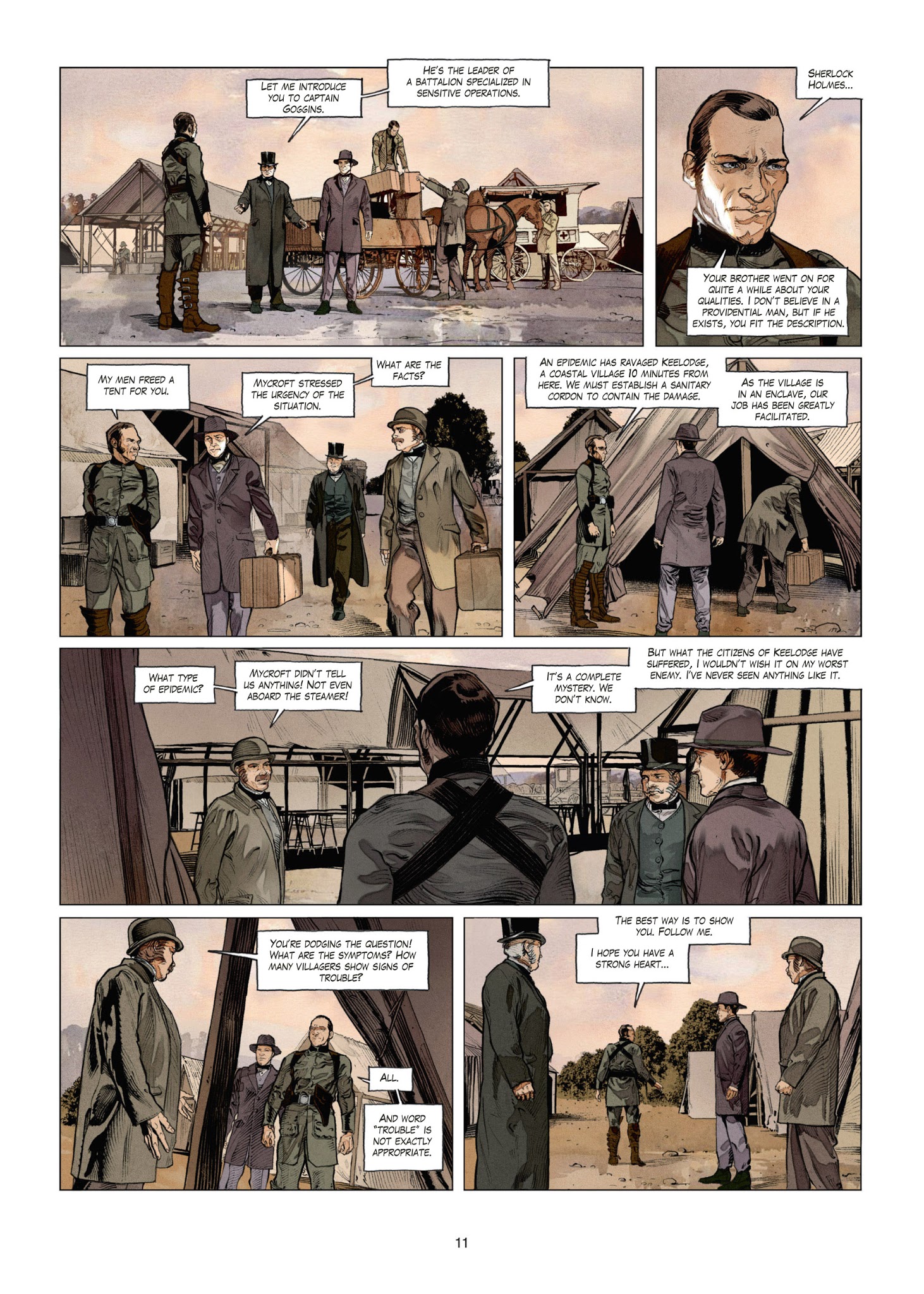 Read online Sherlock Holmes Society comic -  Issue #1 - 11