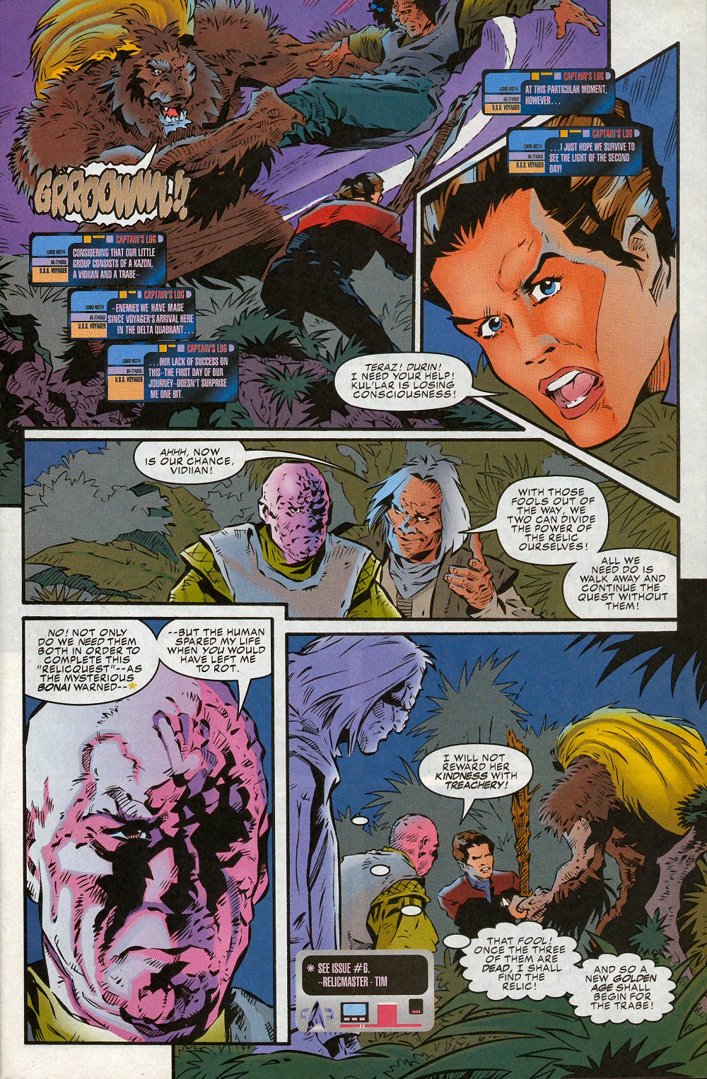 Read online Star Trek: Voyager comic -  Issue #8 - 4