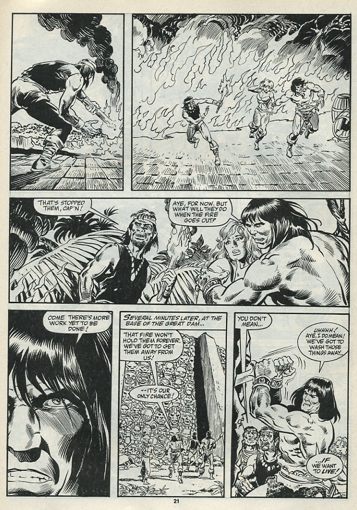 Read online The Savage Sword Of Conan comic -  Issue #182 - 23