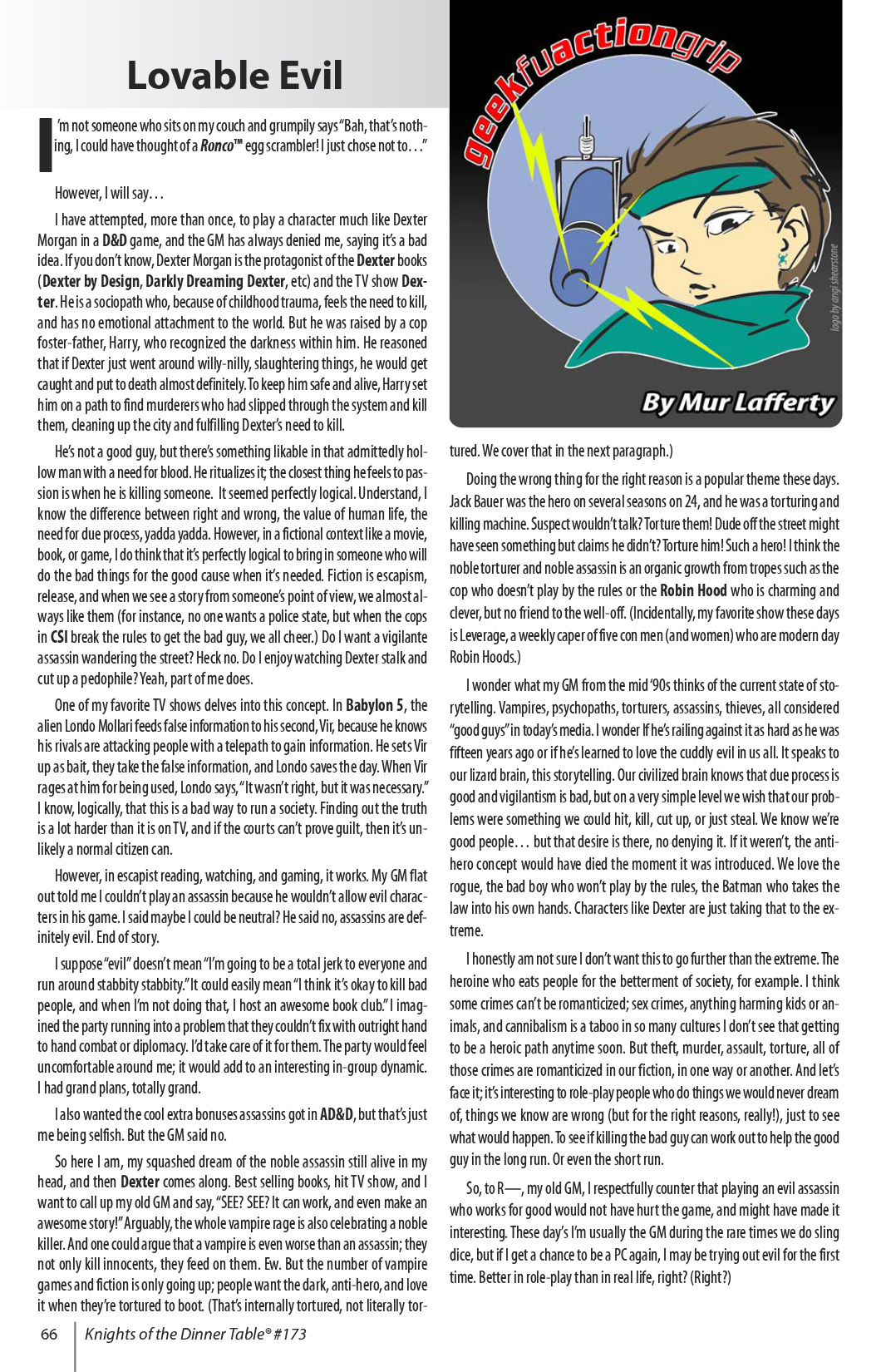 Read online Knights of the Dinner Table comic -  Issue #173 - 84