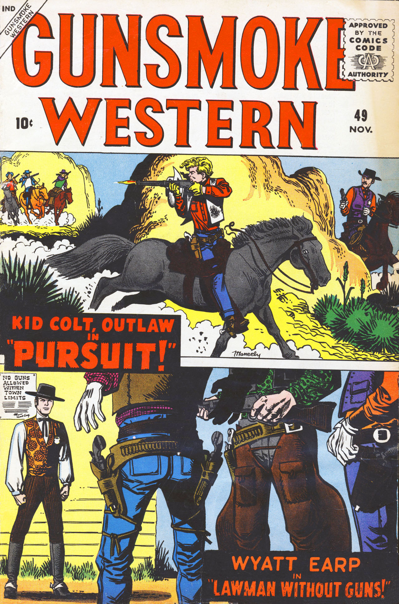 Read online Gunsmoke Western comic -  Issue #49 - 1