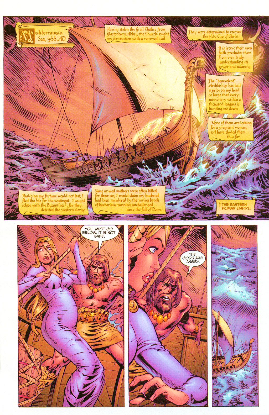 Read online Lady Pendragon comic -  Issue #8 - 15