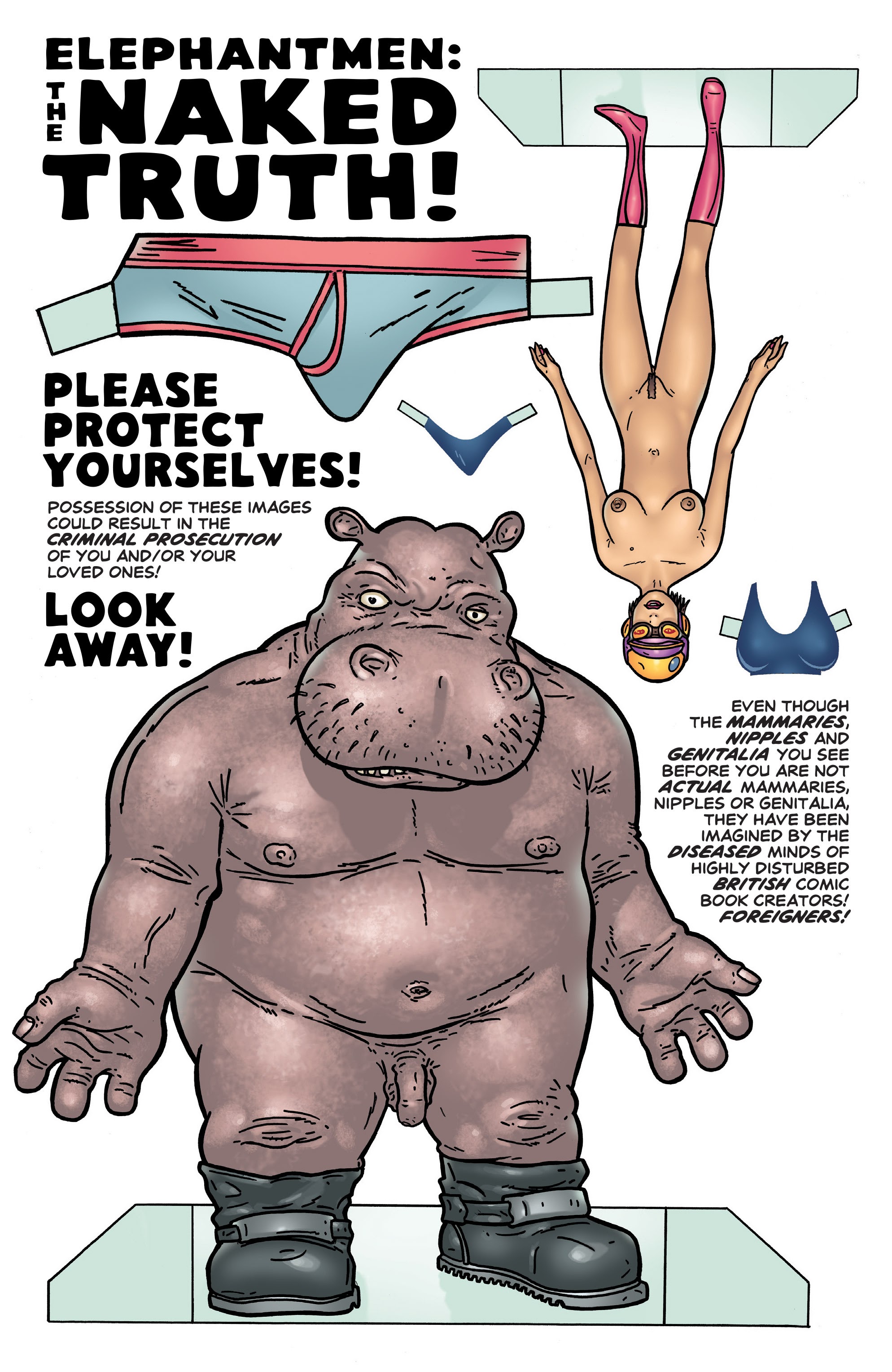 Read online Shaky Kane: Elephantmen & Monsters comic -  Issue # TPB - 67