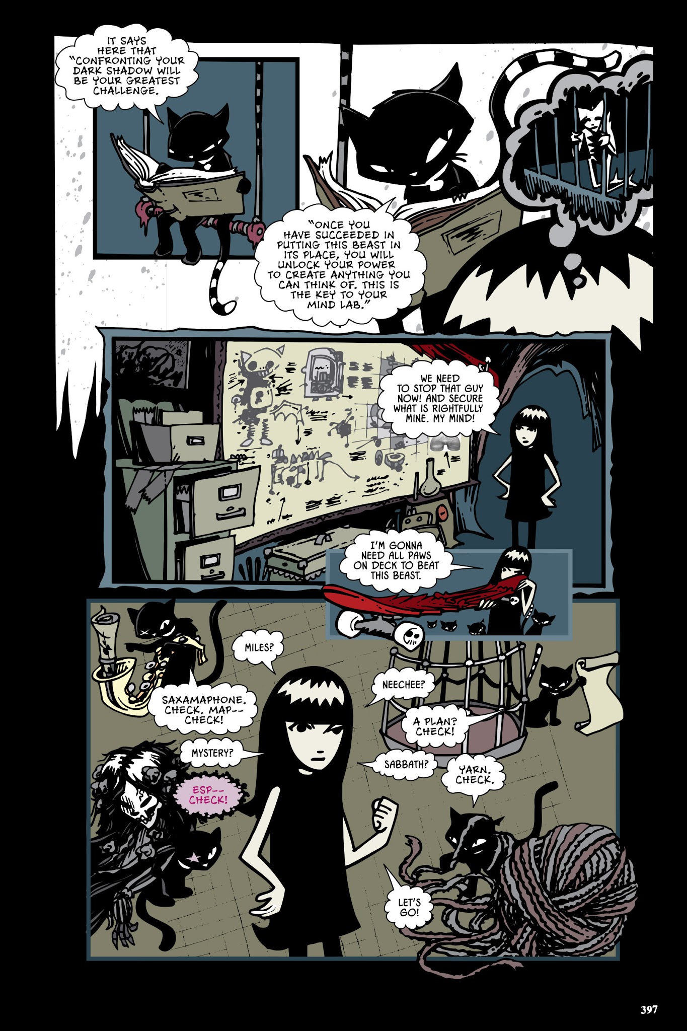 Read online The Complete Emily The Strange: All Things Strange comic -  Issue # TPB - 383
