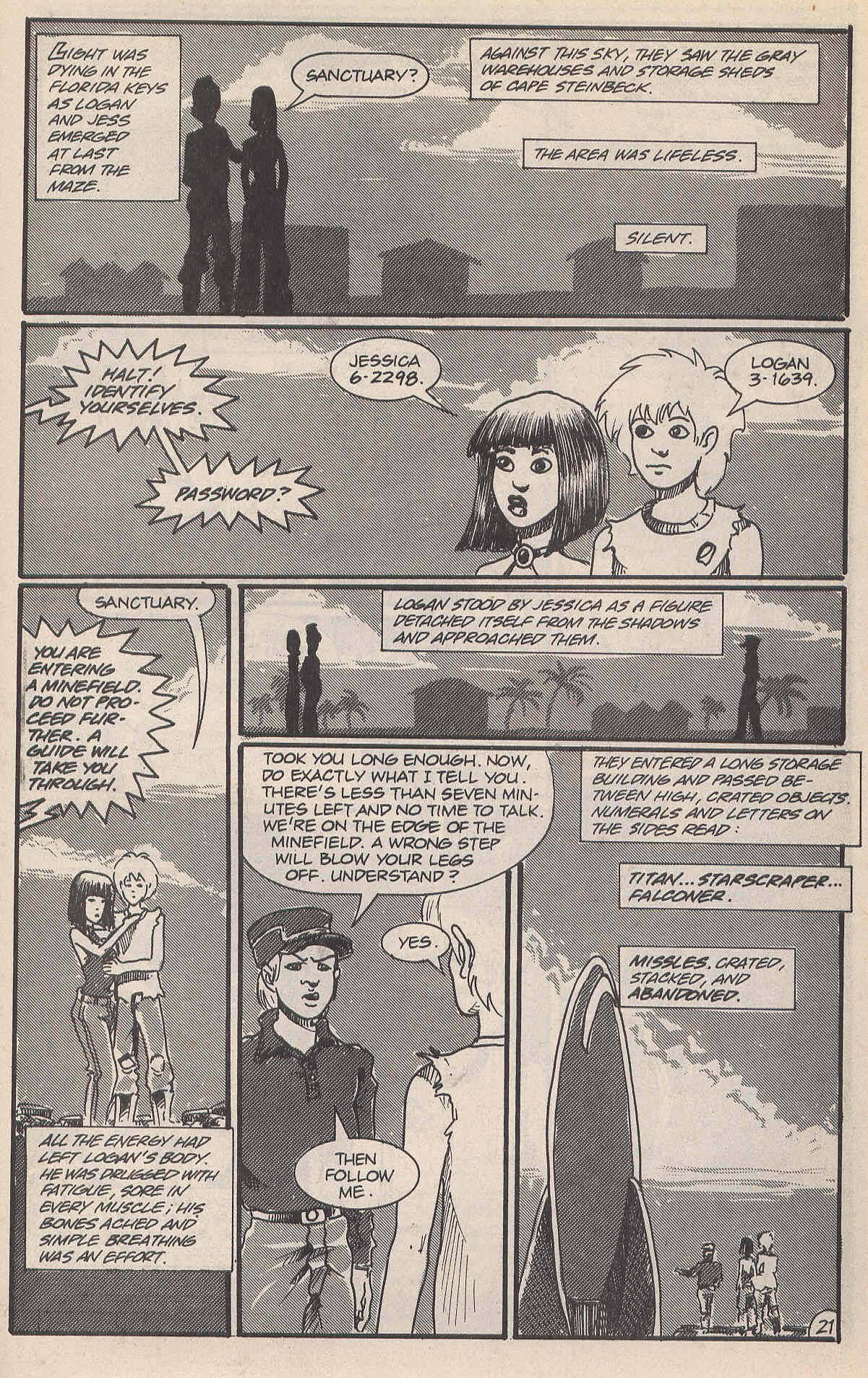 Read online Logan's Run (1990) comic -  Issue #6 - 23