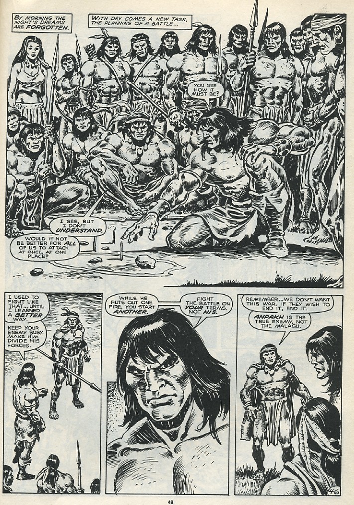 Read online The Savage Sword Of Conan comic -  Issue #167 - 51