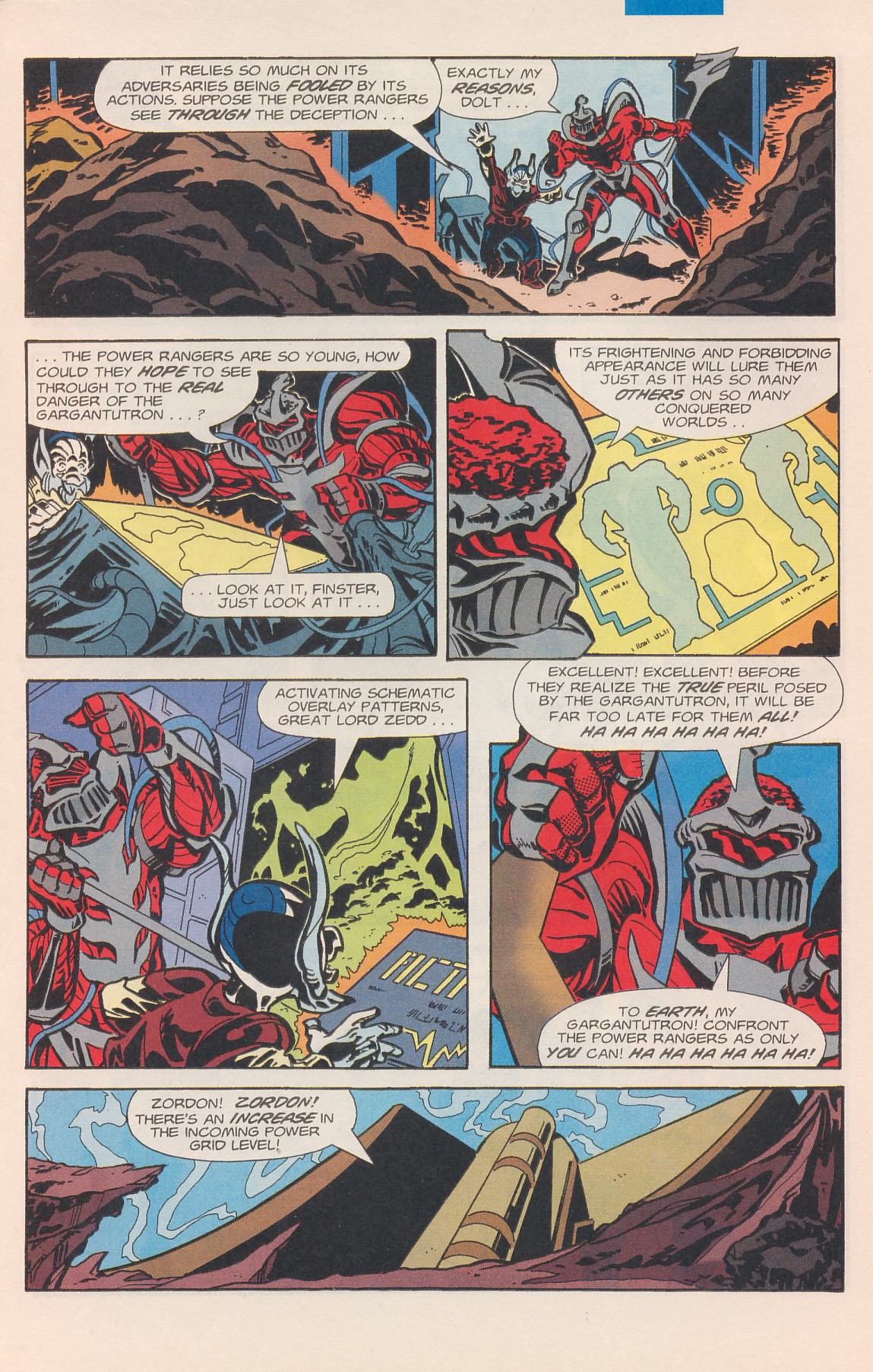 Read online Saban's Mighty Morphin Power Rangers (1994) comic -  Issue #6 - 7